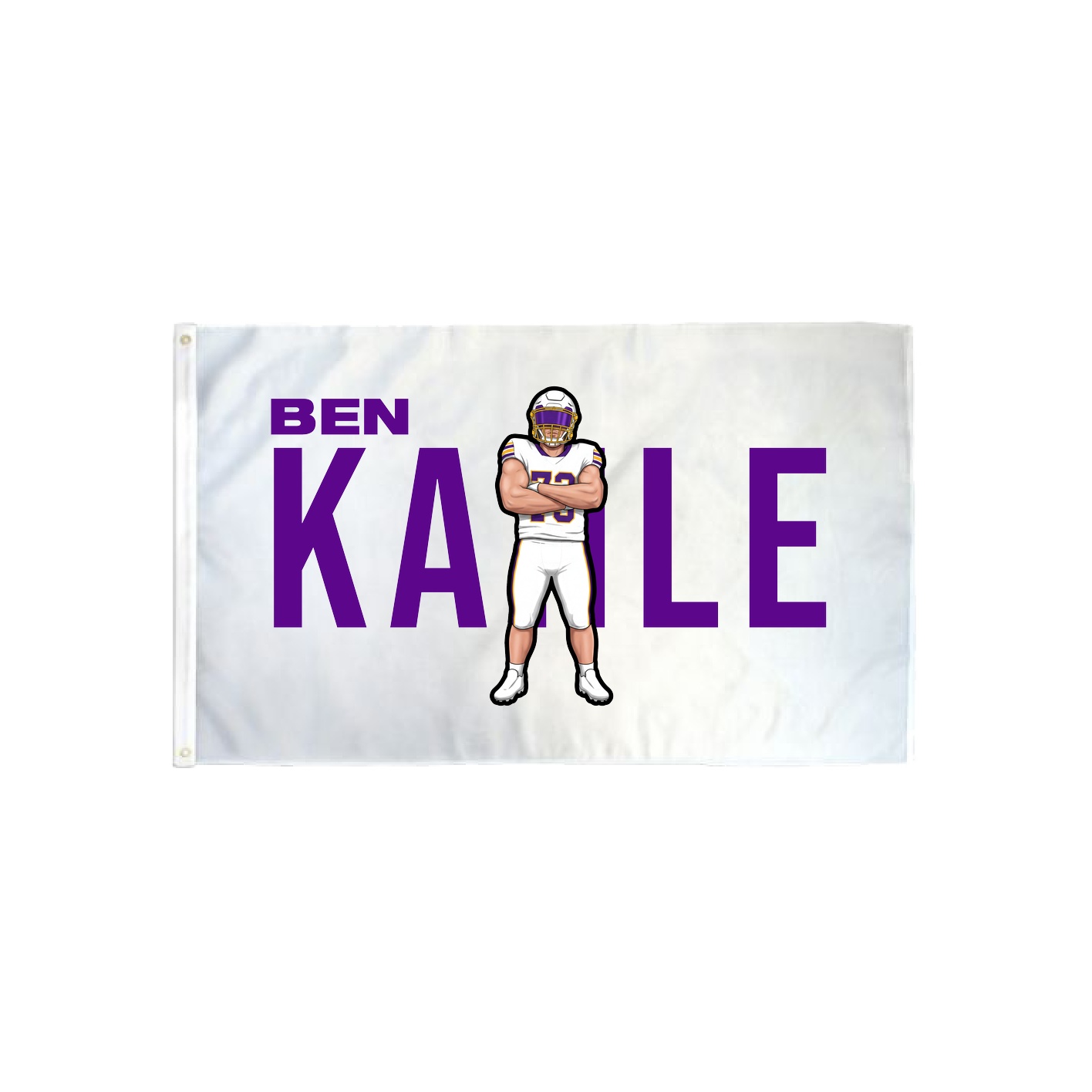 3x5 Flag — Player Name in Classic