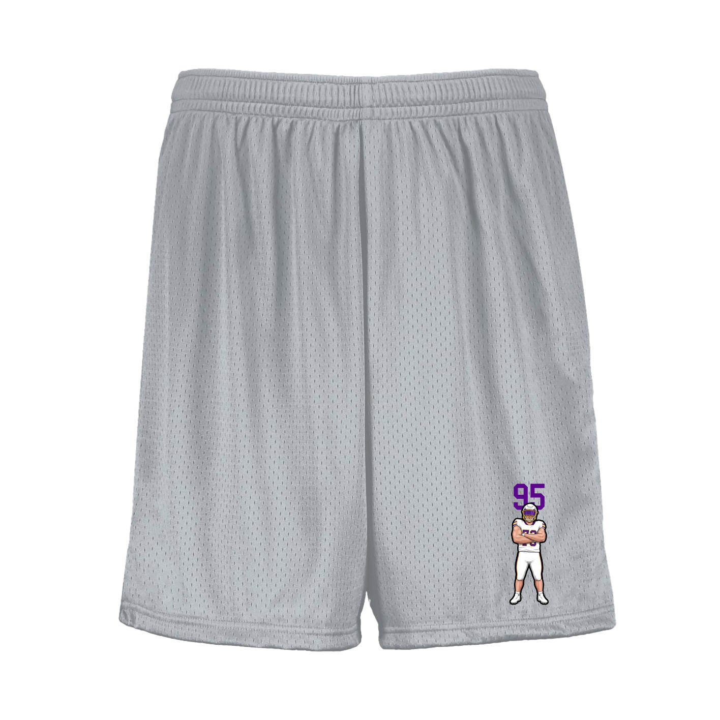 Shorts — Number Top in Silver