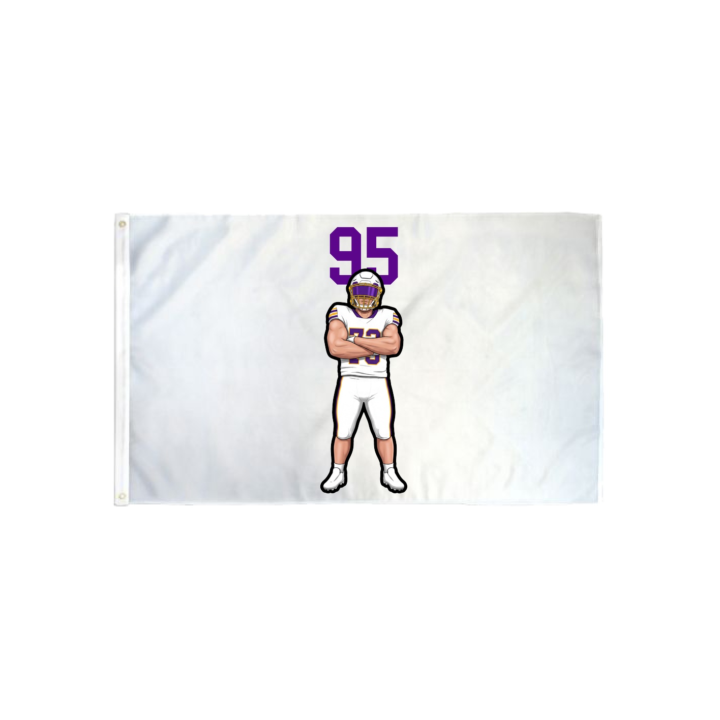 3x5 Flag — Number Top in Classic