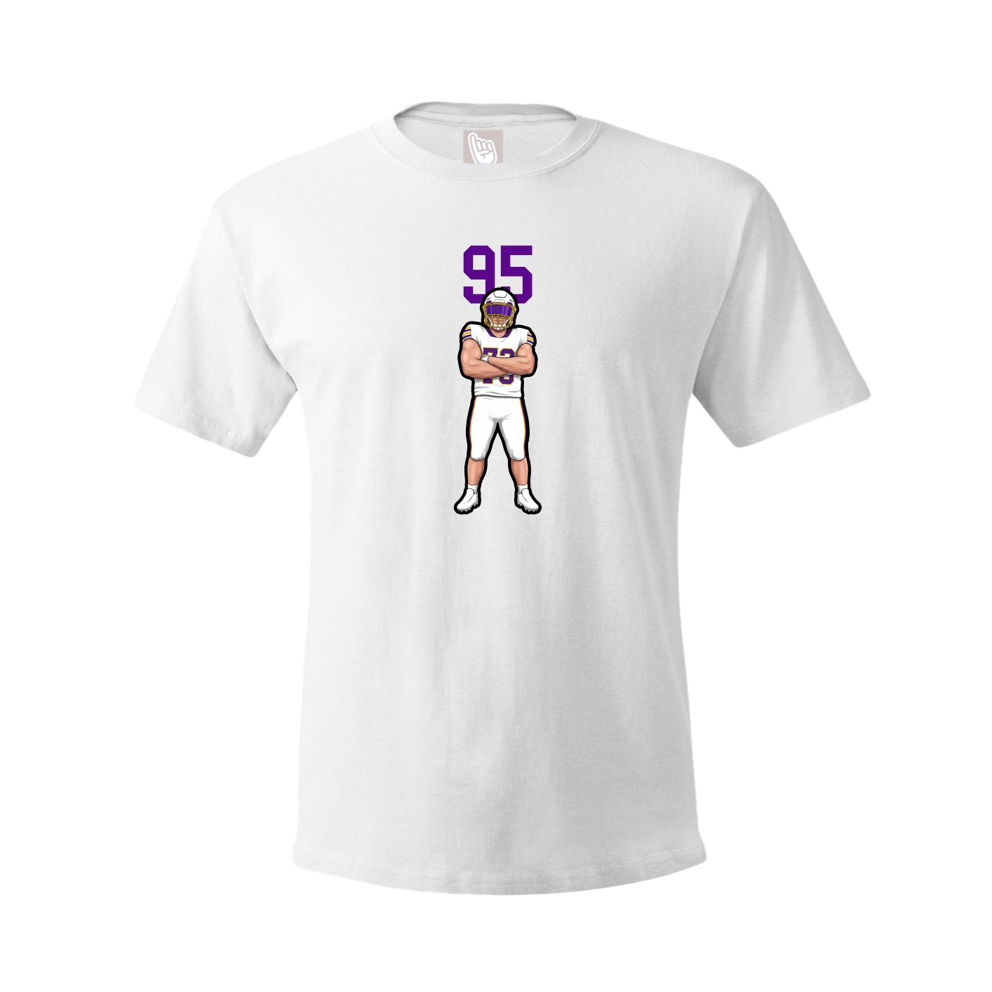 Tee — Number Top in White