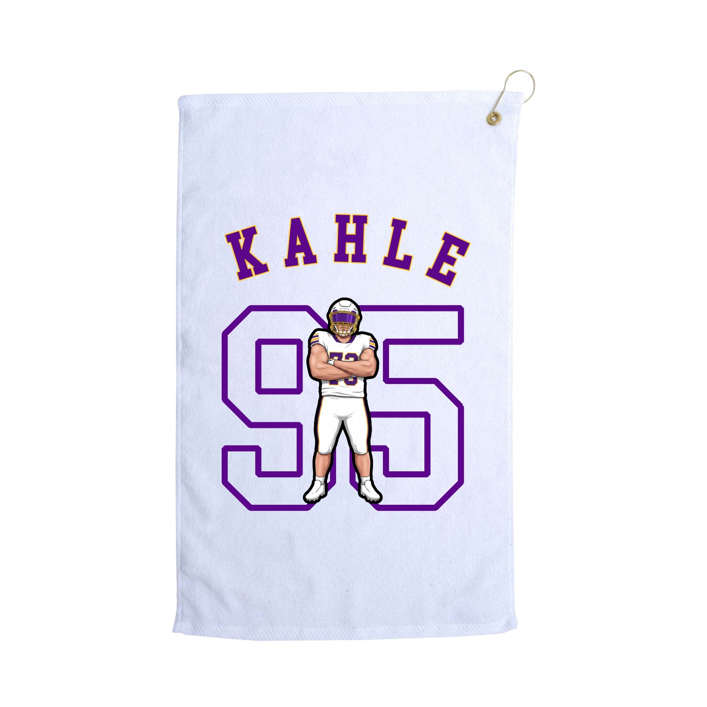 Golf Towel — Shirsey Arch in White