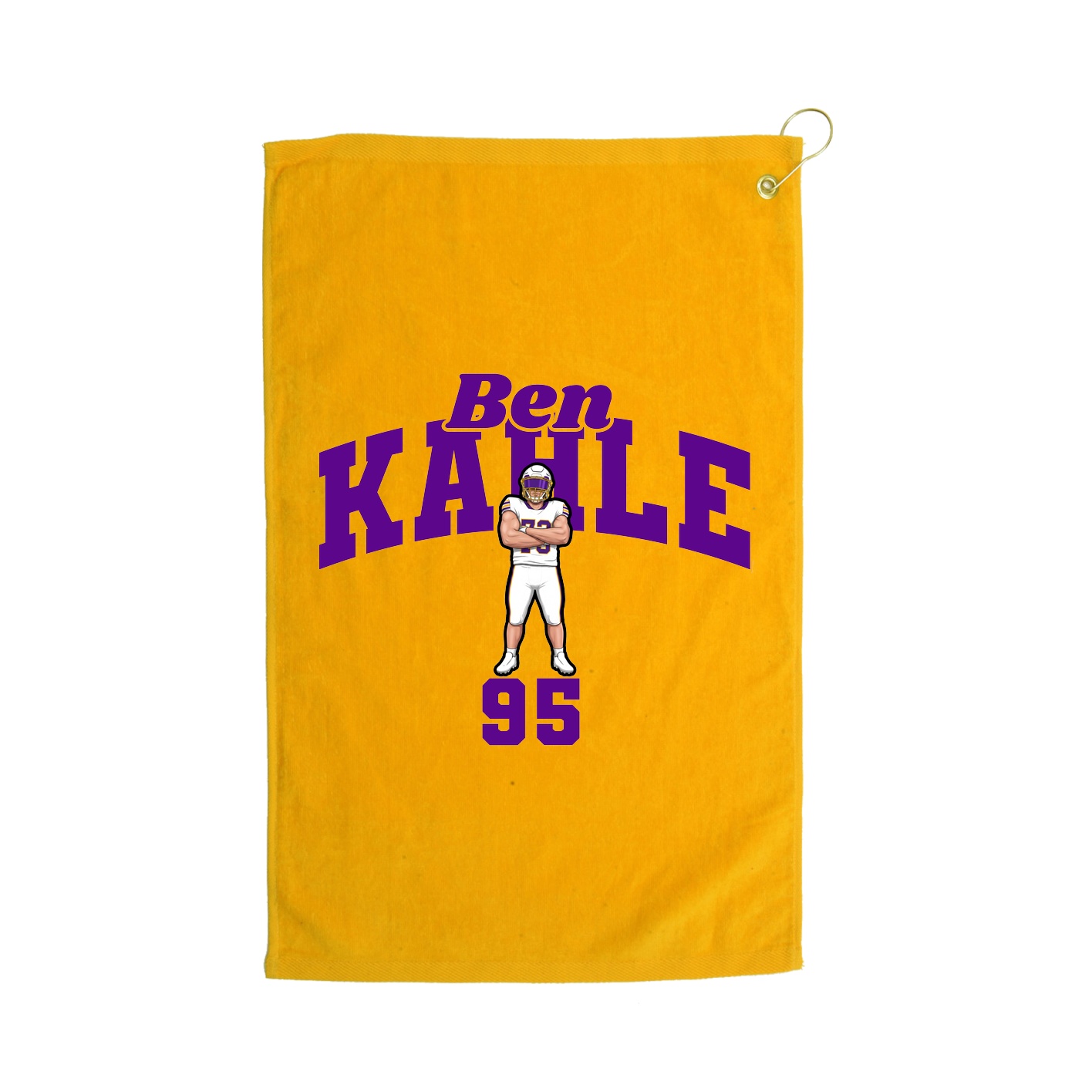 Golf Towel — Signature Arch in Gold