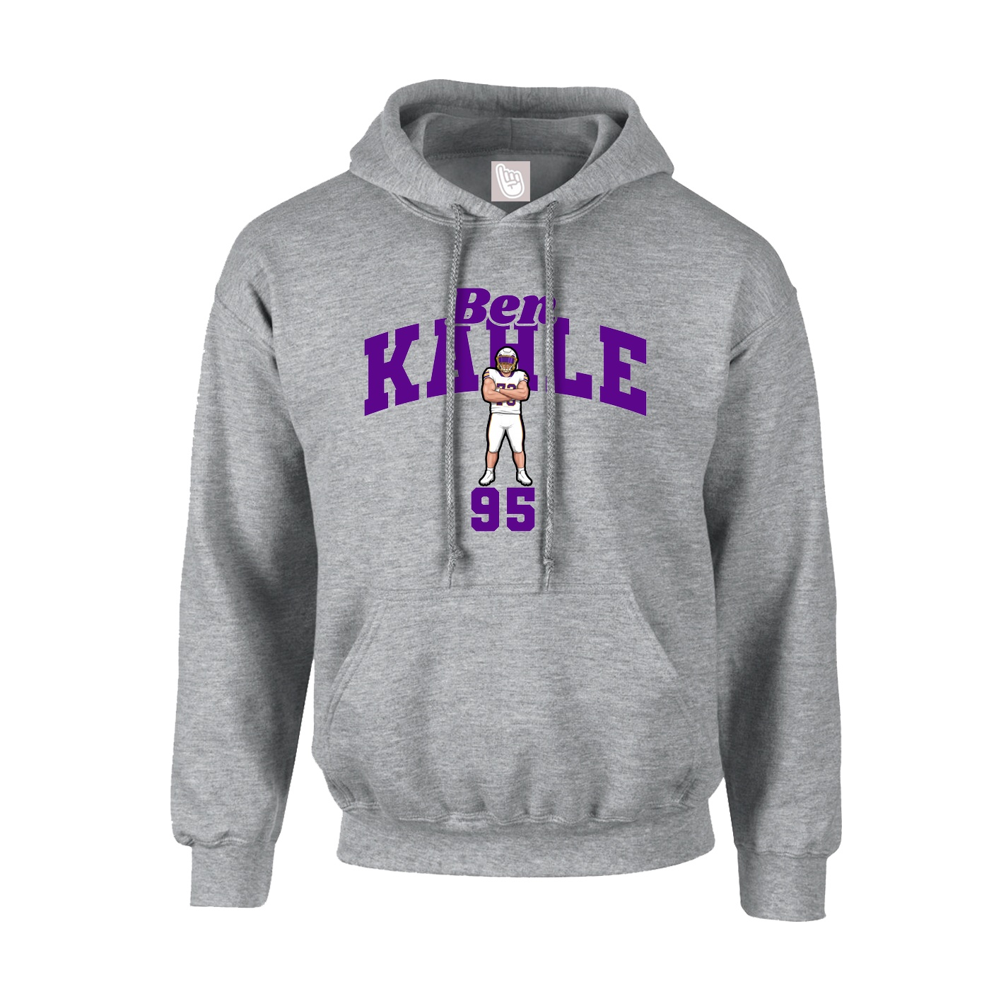 Hoodie — Signature Arch in Grey