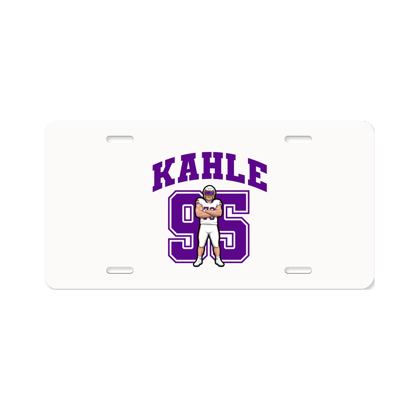 License Plate — Number in Classic
