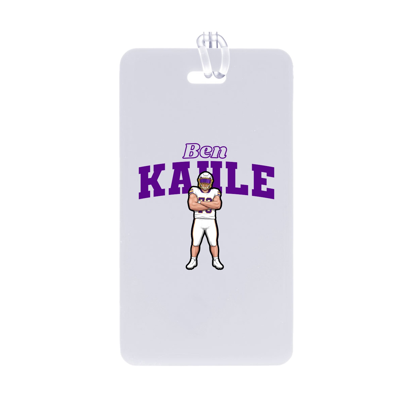 Bag Tag — Name Arch in Classic