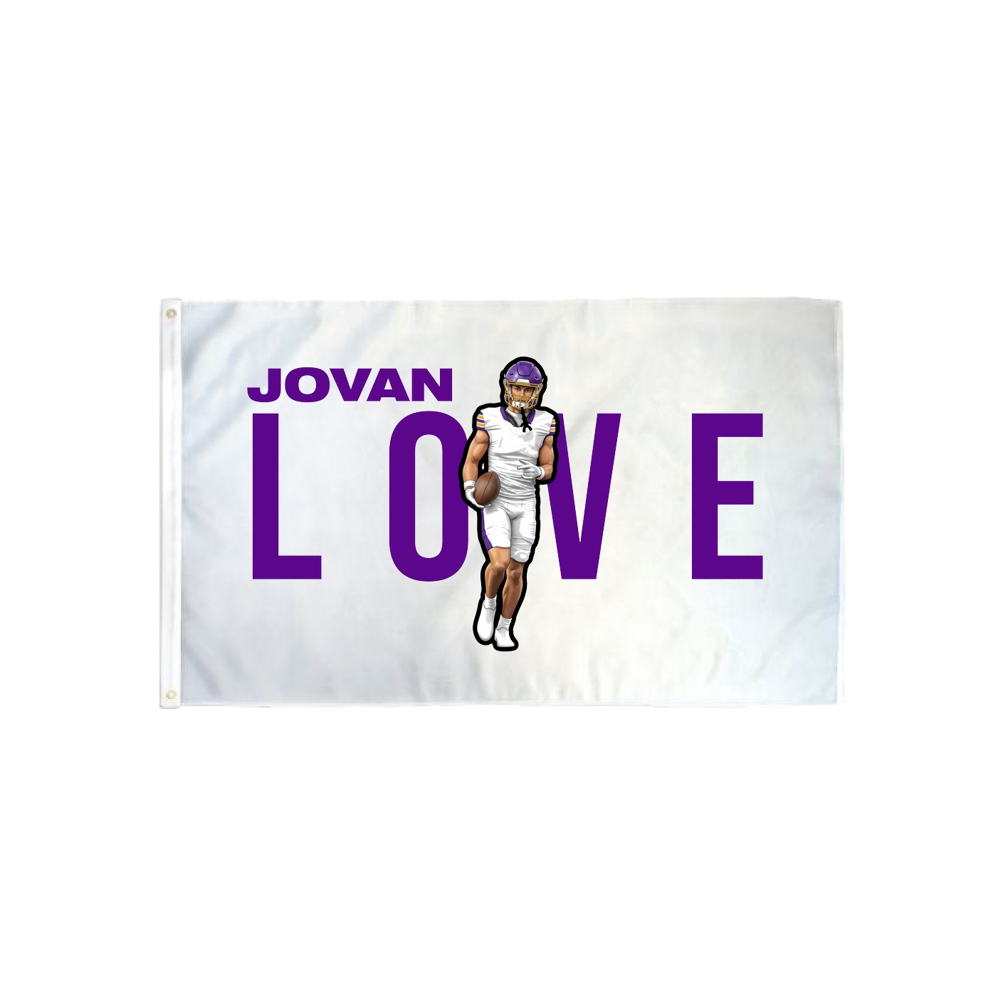 3x5 Flag — Player Name in Classic
