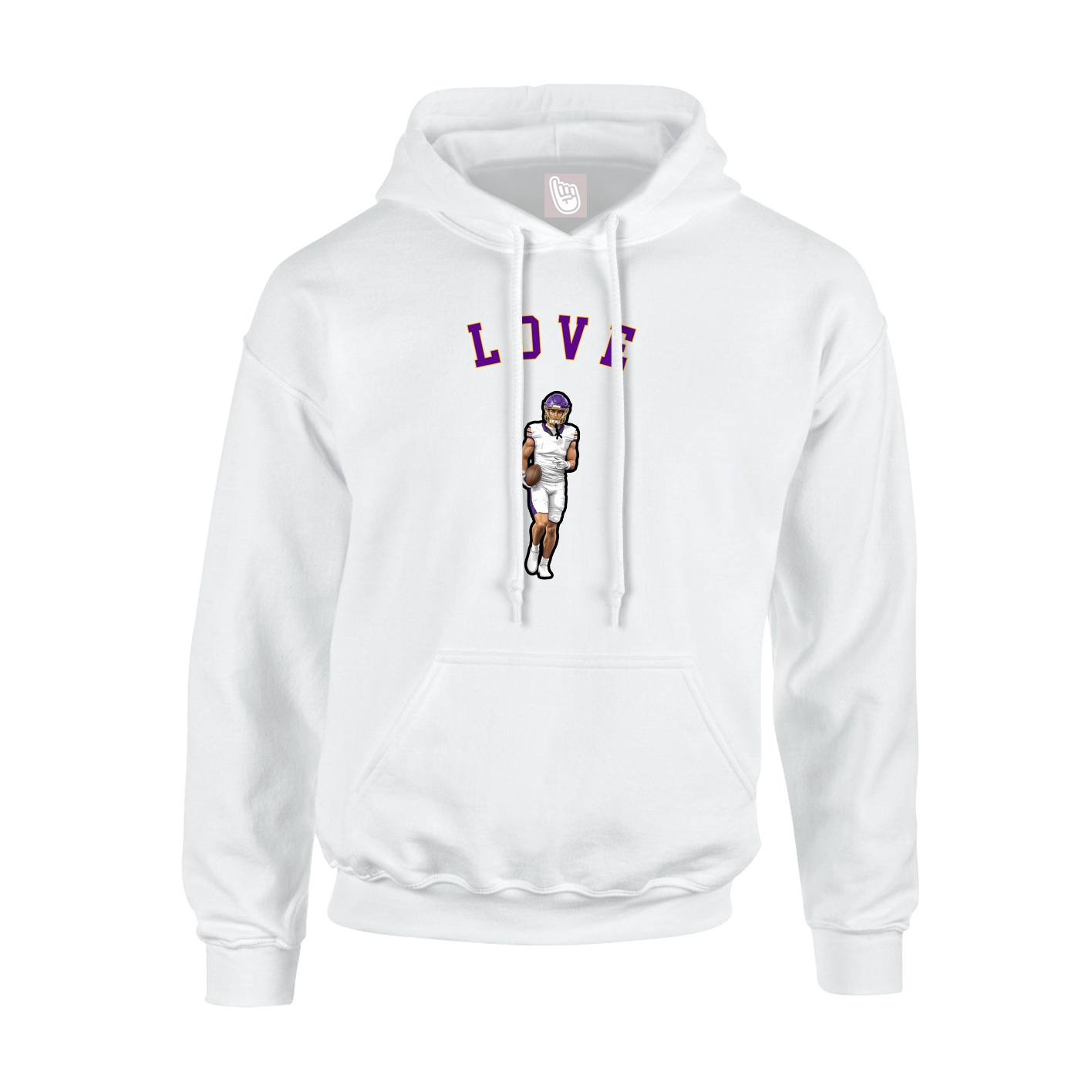 Hoodie — Shirsey Arch in White