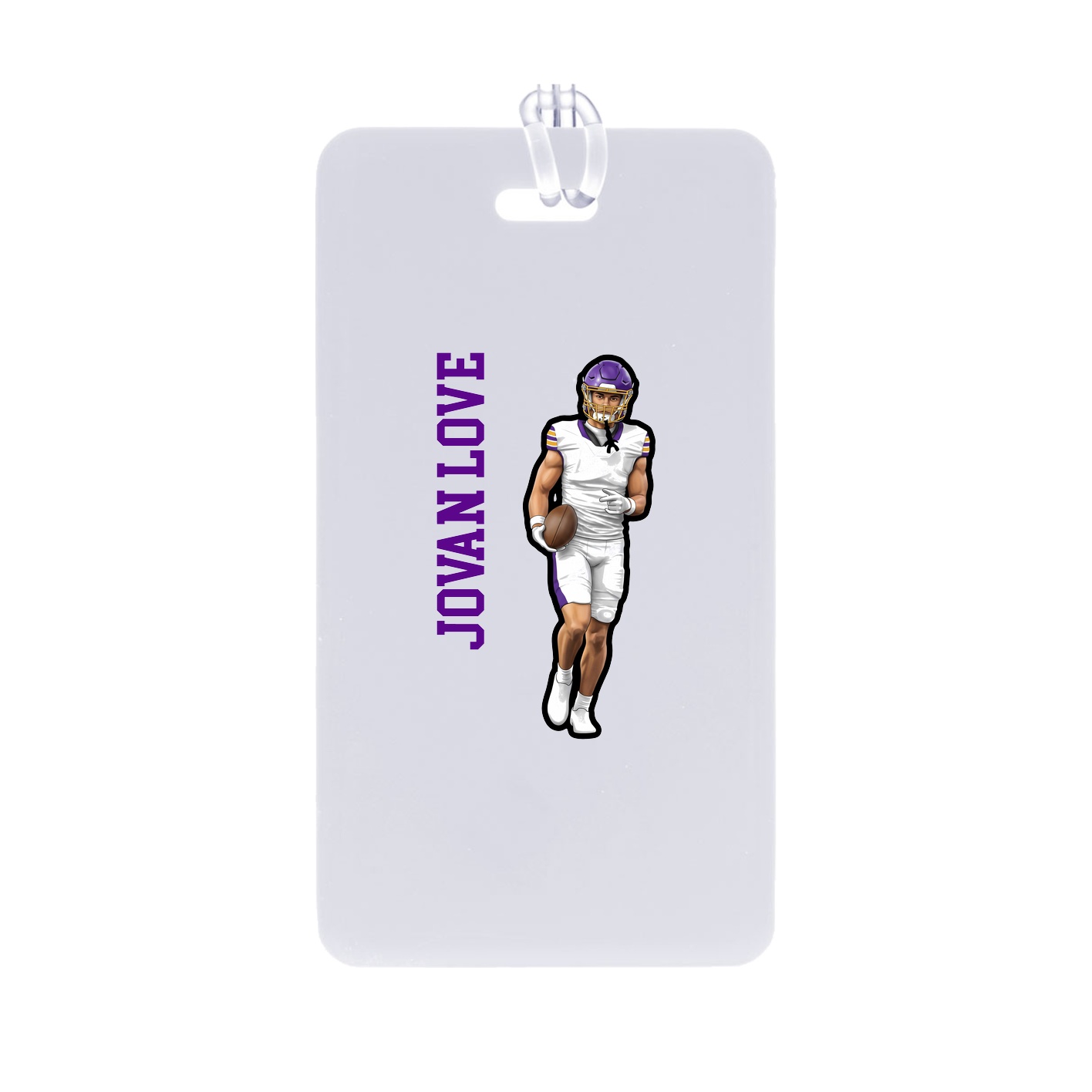 Bag Tag — Name Vertical in Classic