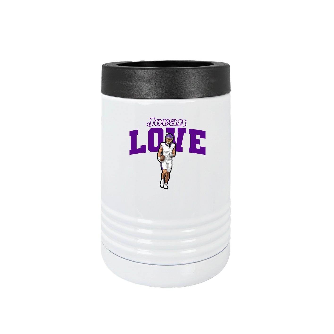 Beverage Holder — Name Arch in White