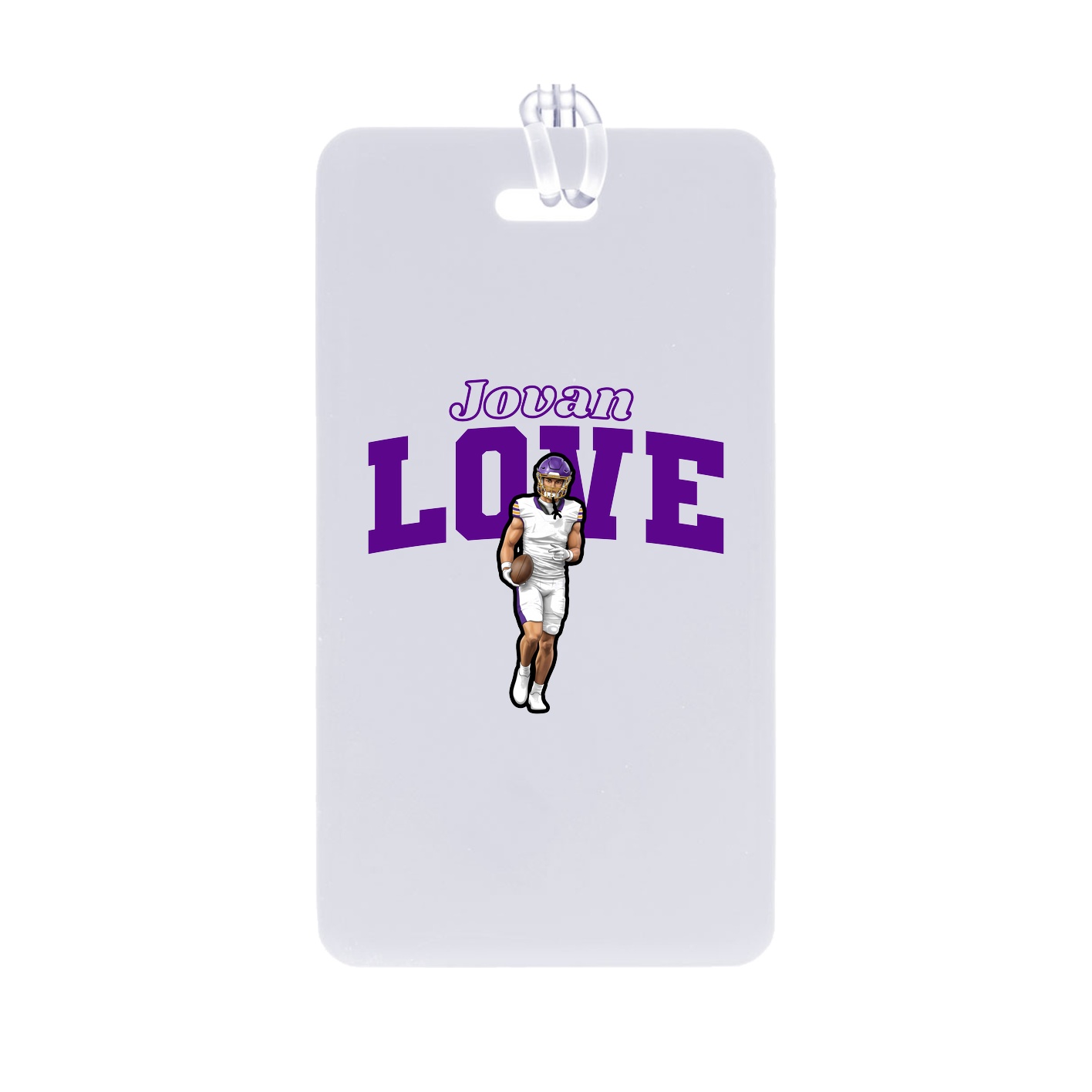 Bag Tag — Name Arch in Classic