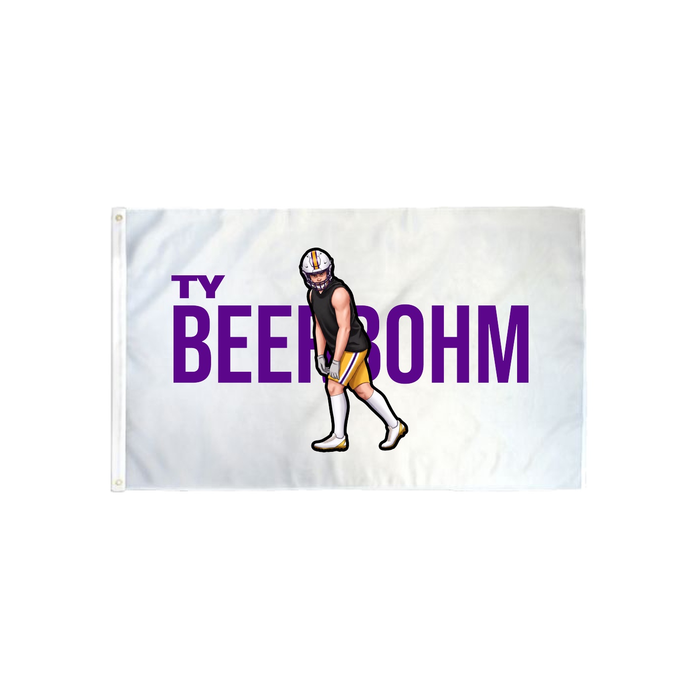 3x5 Flag — Player Name in Classic