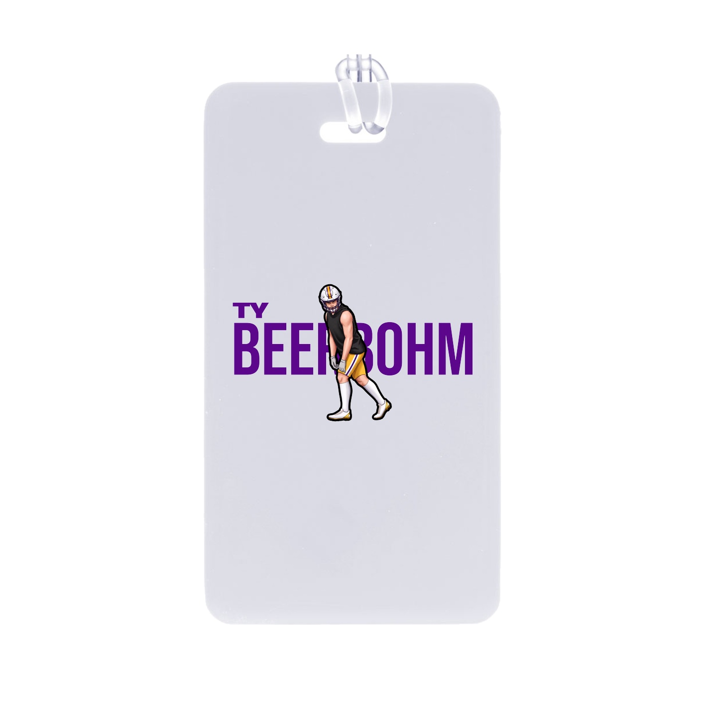 Bag Tag — Player Name in Classic