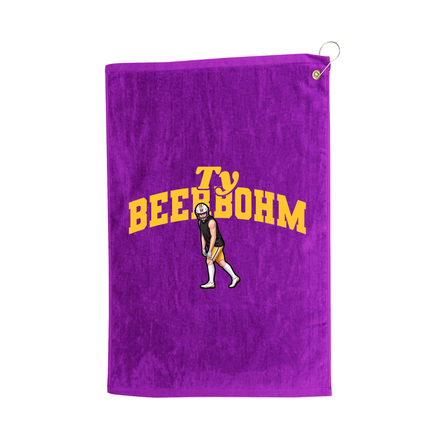 Golf Towel — Signature Arch in Purple