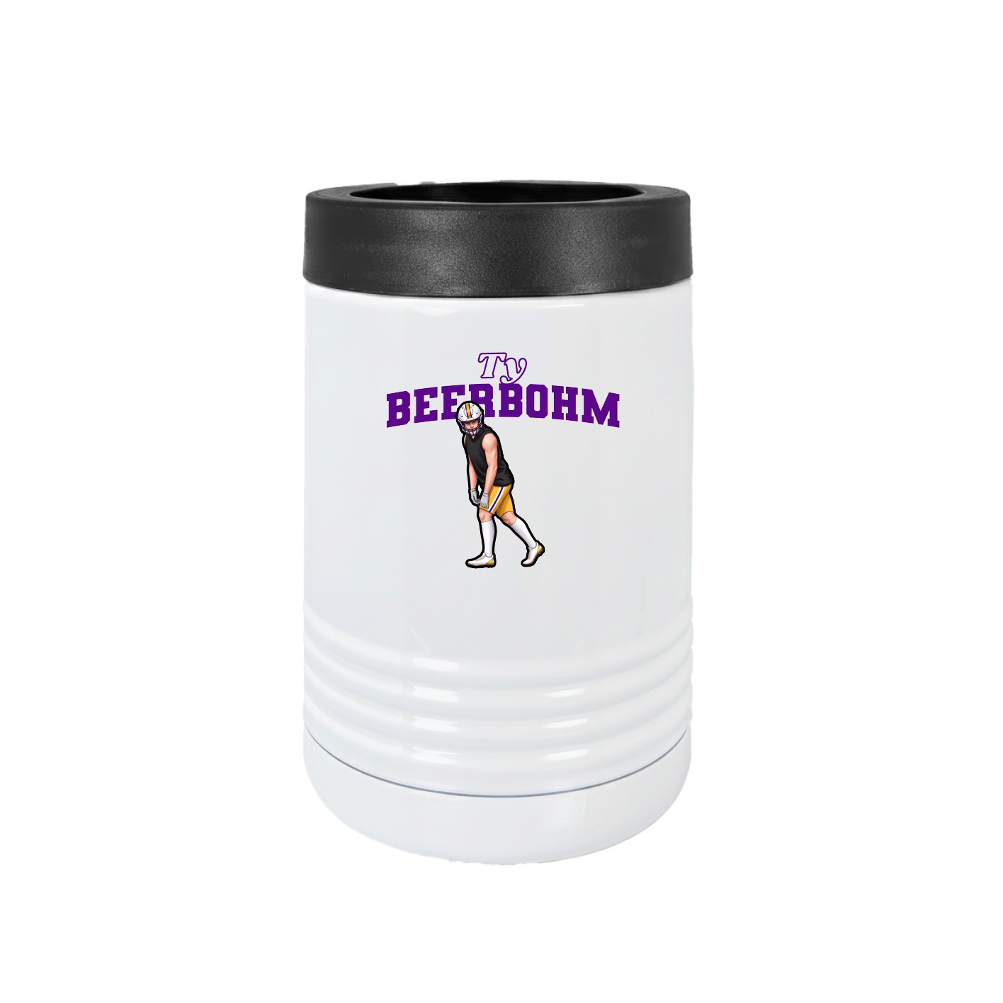Beverage Holder — Name Arch in White