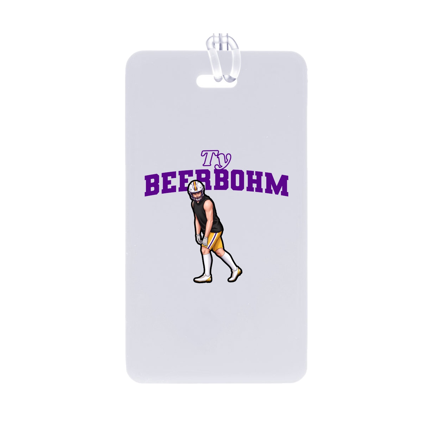 Bag Tag — Name Arch in Classic
