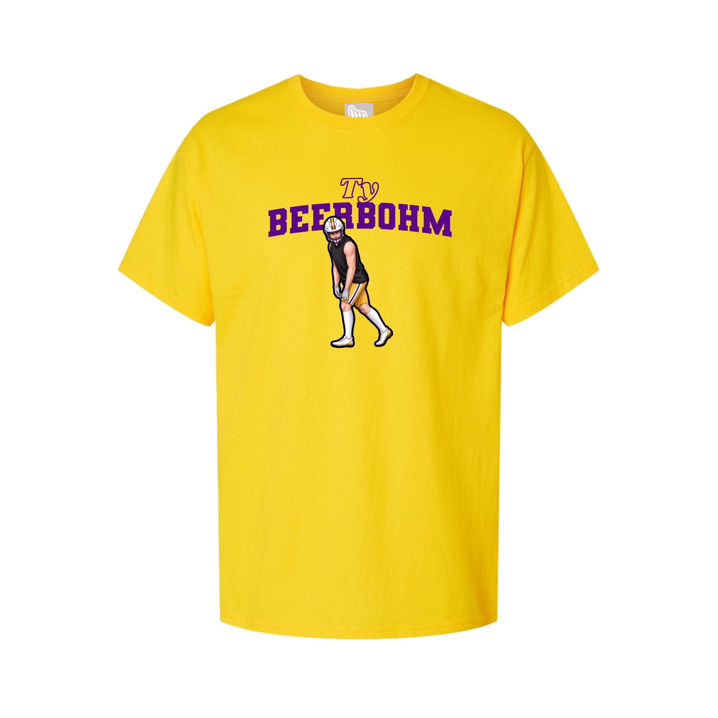 Tee — Name Arch in Gold