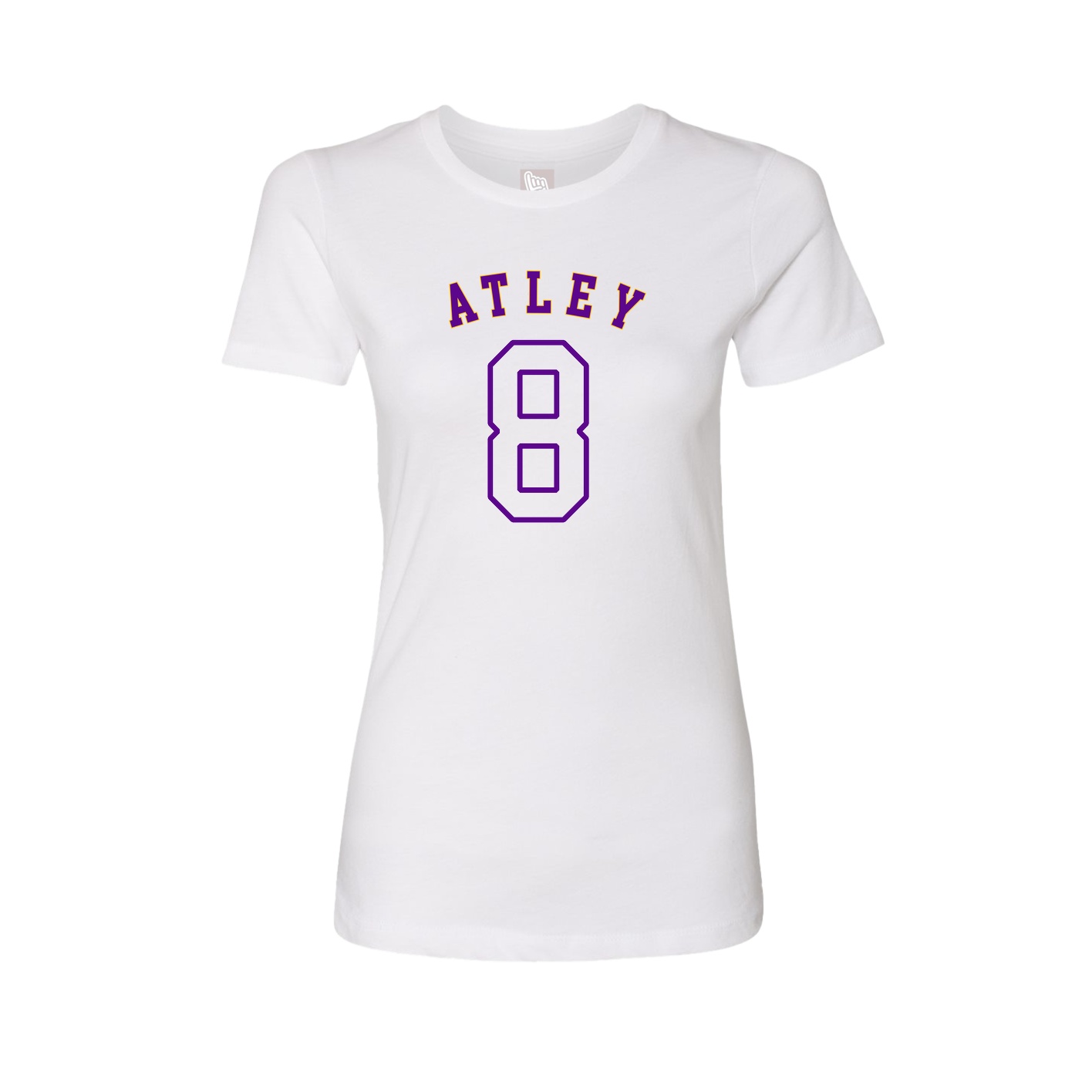 Fitted Women's Tee — Shirsey Arch in White
