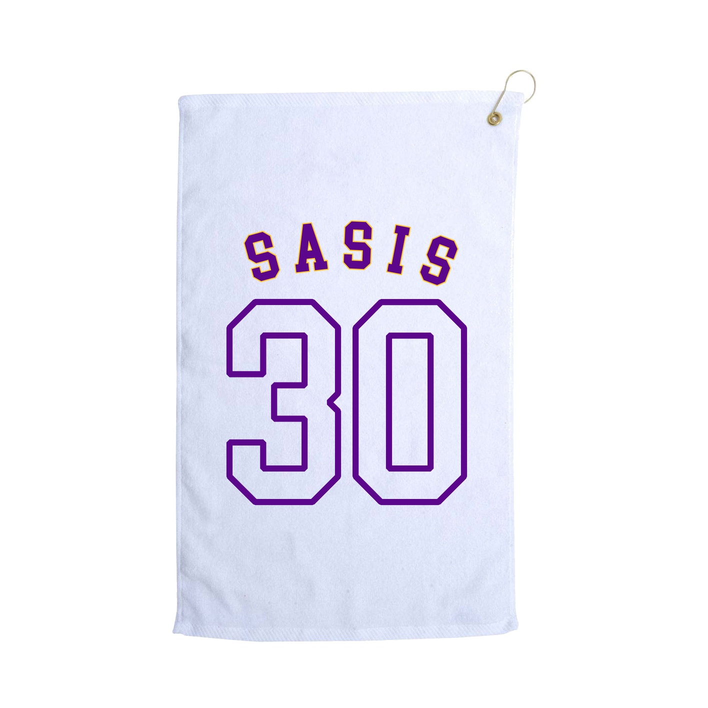 Golf Towel — Shirsey Arch in White