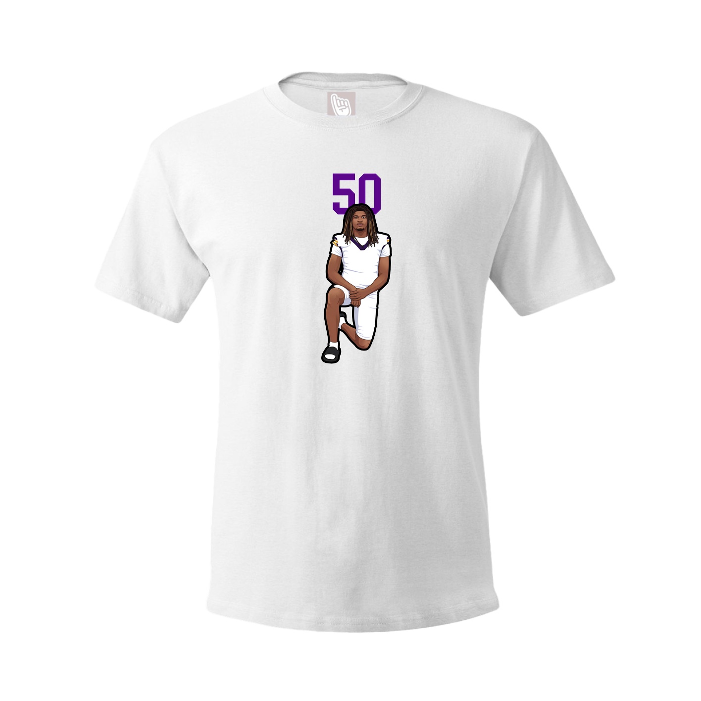Tee — Number Top in White