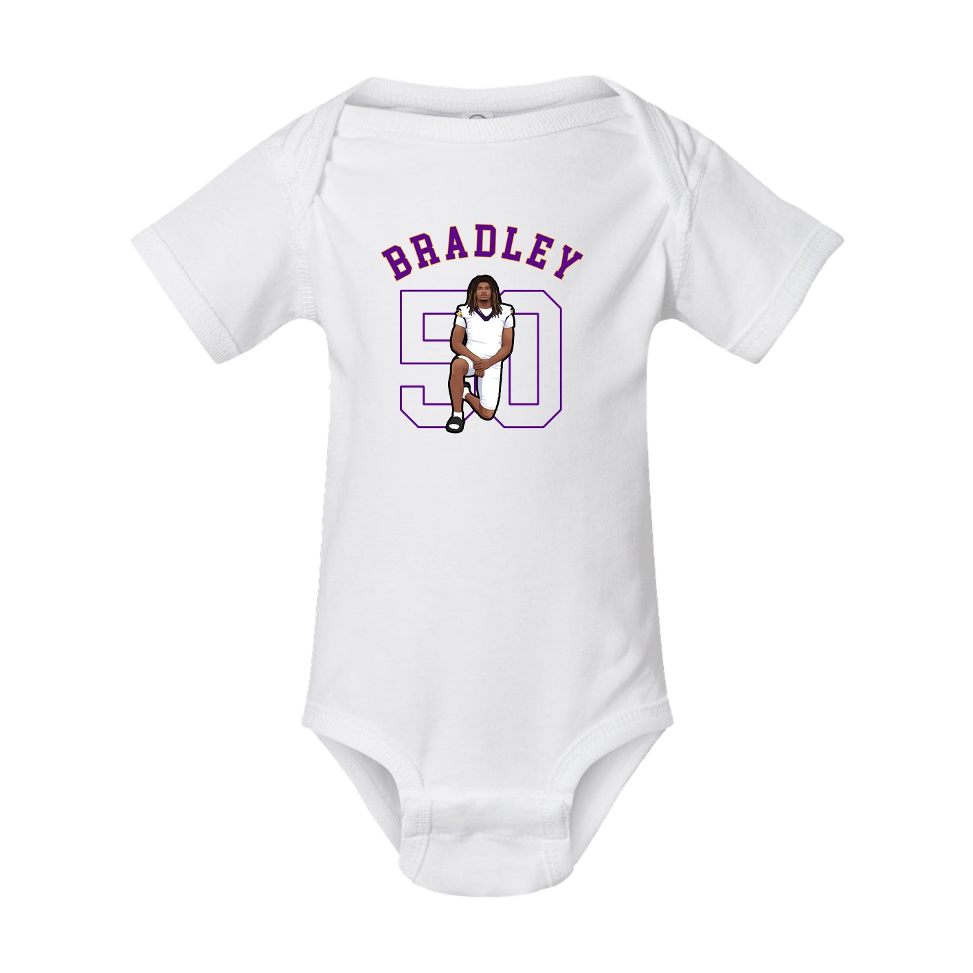 Baby Onesie — Shirsey Arch in White