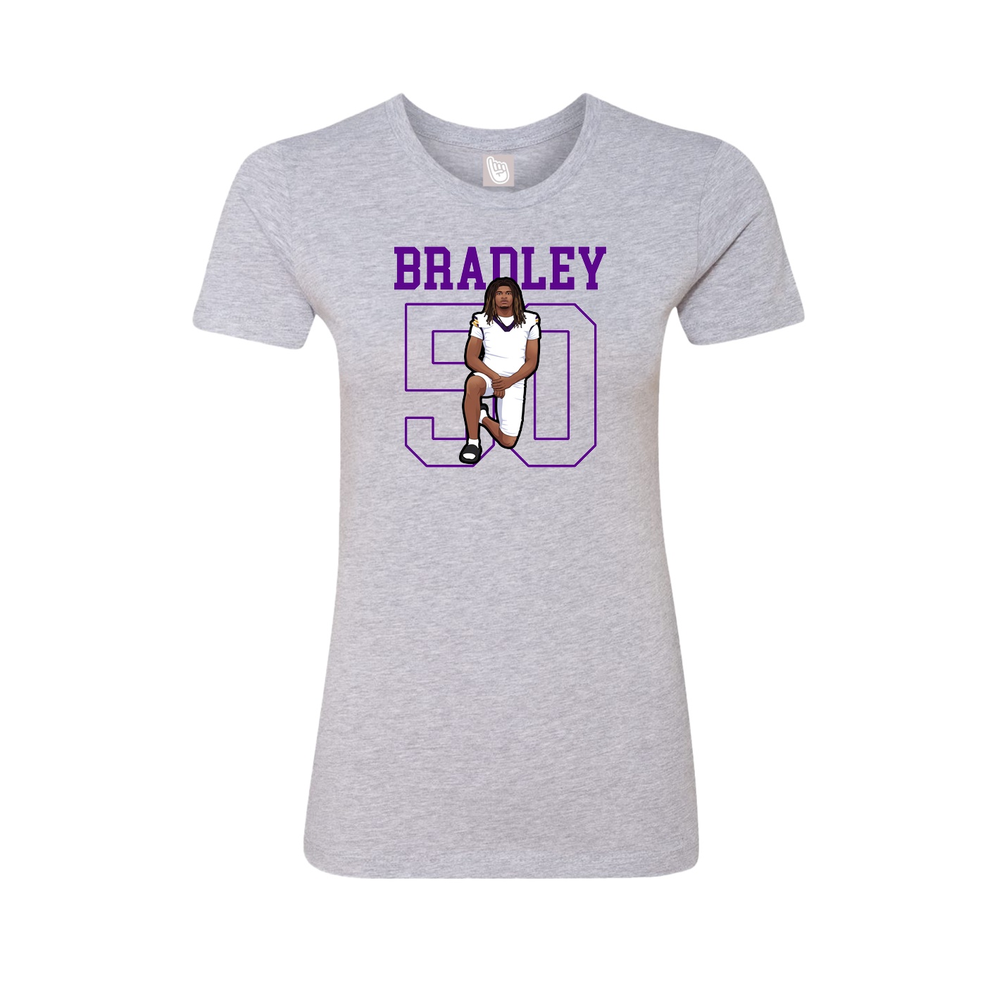 Fitted Women's Tee — Shirsey in Grey