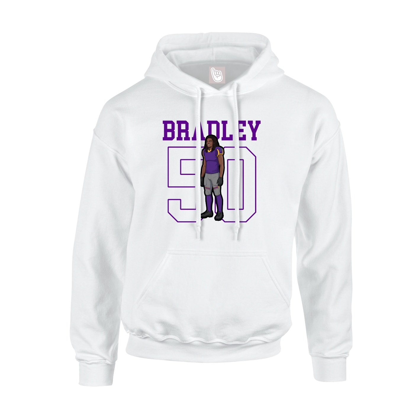 Youth Hoodie — Shirsey in White