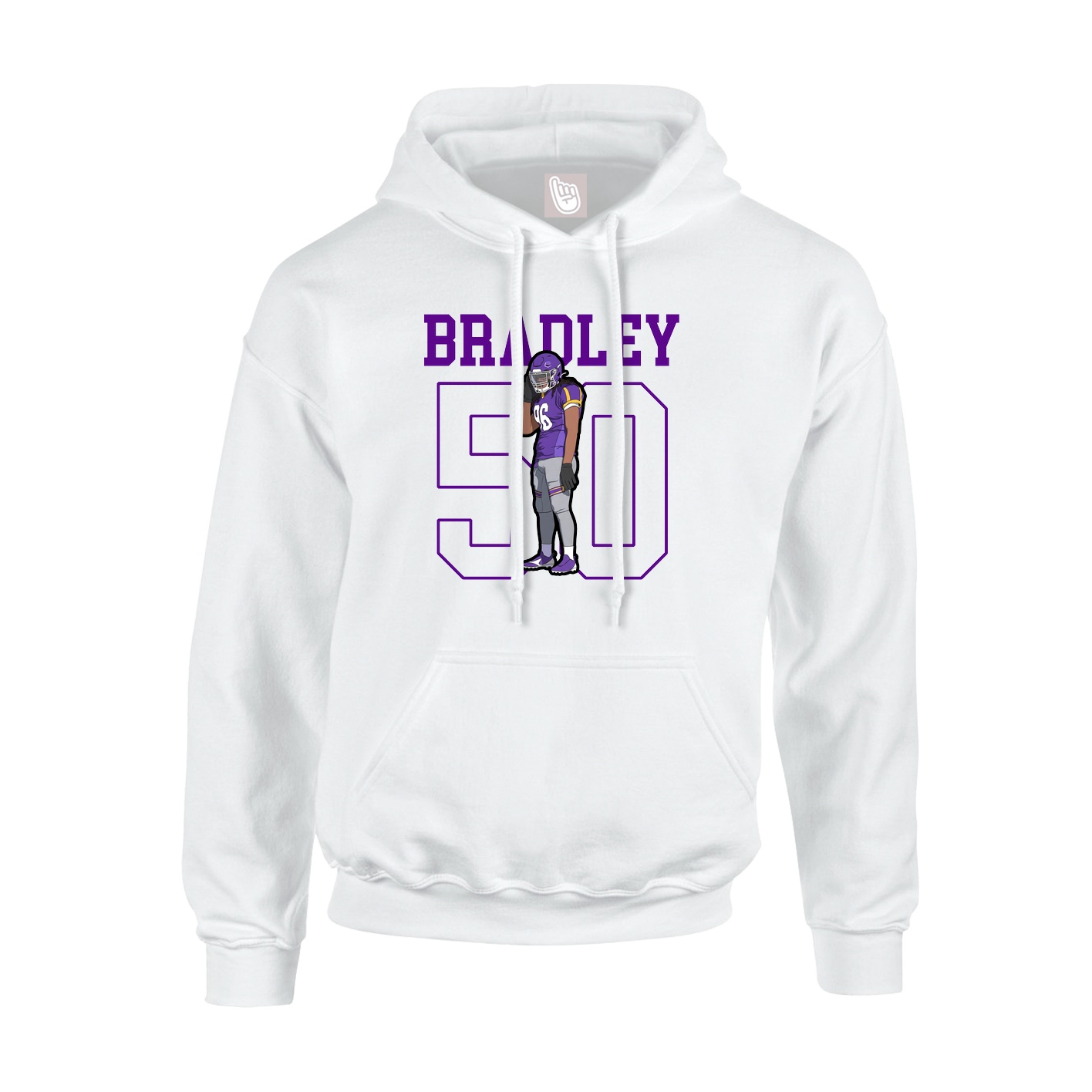 Hoodie — Shirsey in White