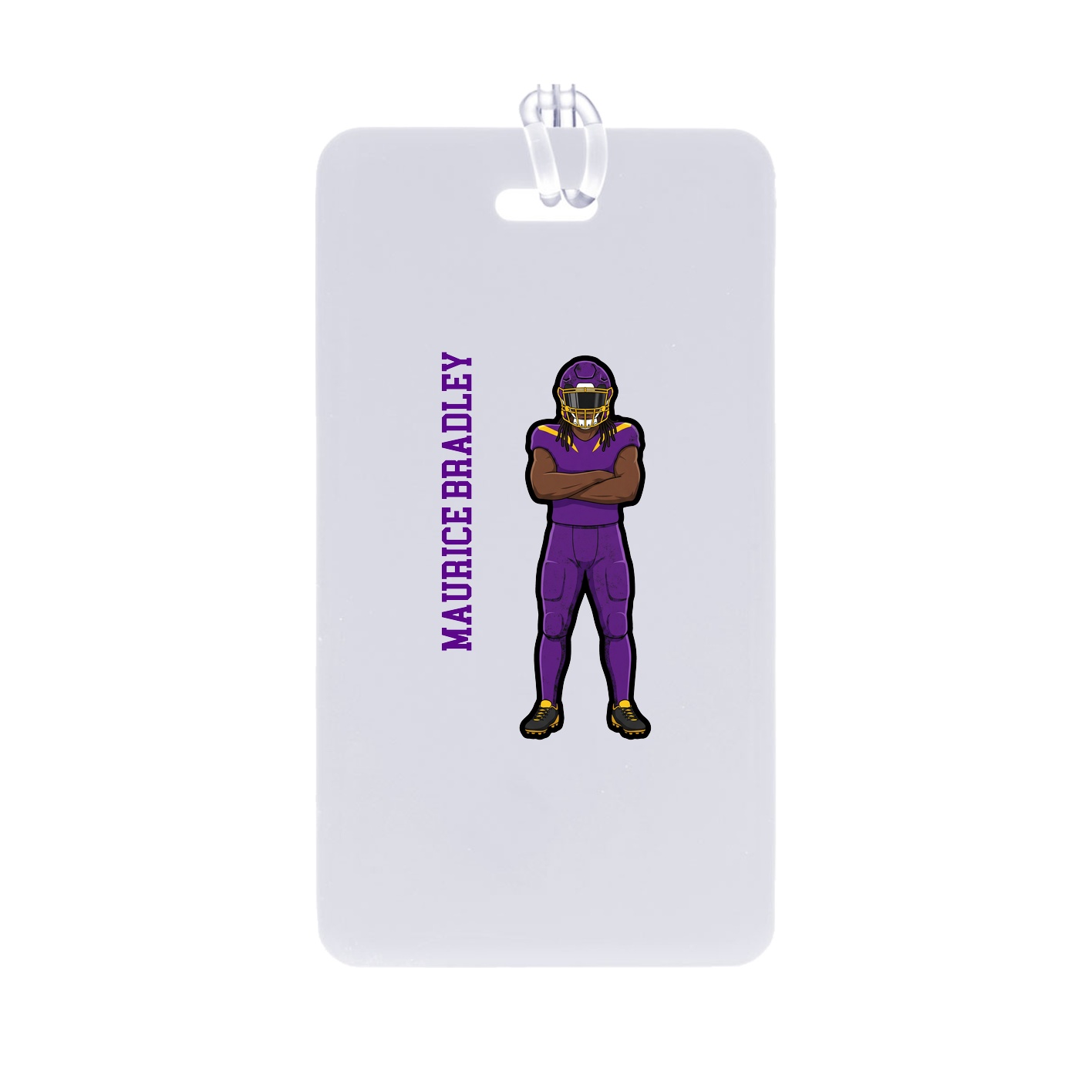 Bag Tag — Name Vertical in Classic