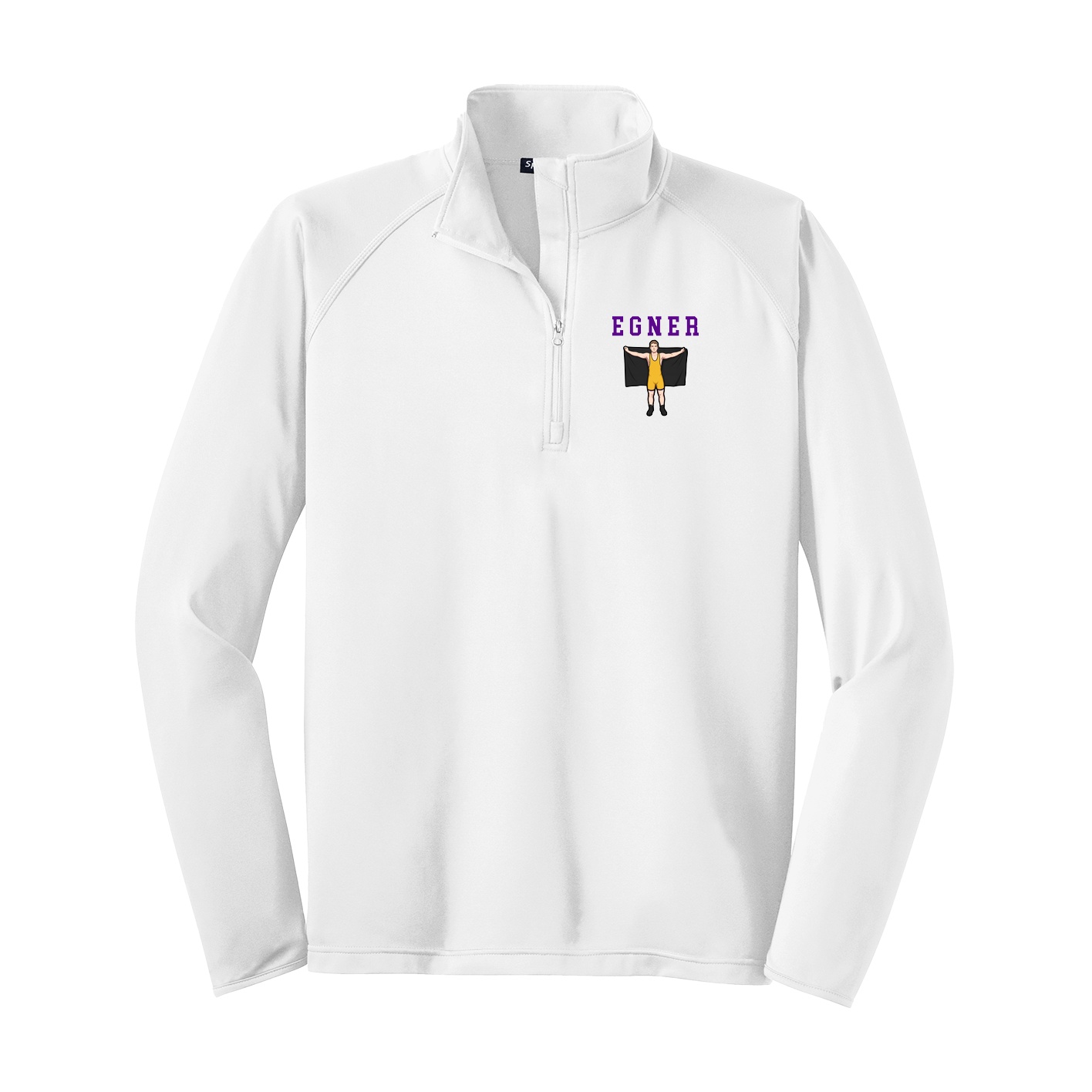 Q-Zip Pullover — Shirsey in White