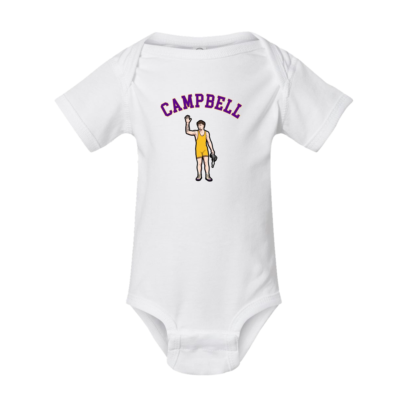 Baby Onesie — Shirsey Arch in White