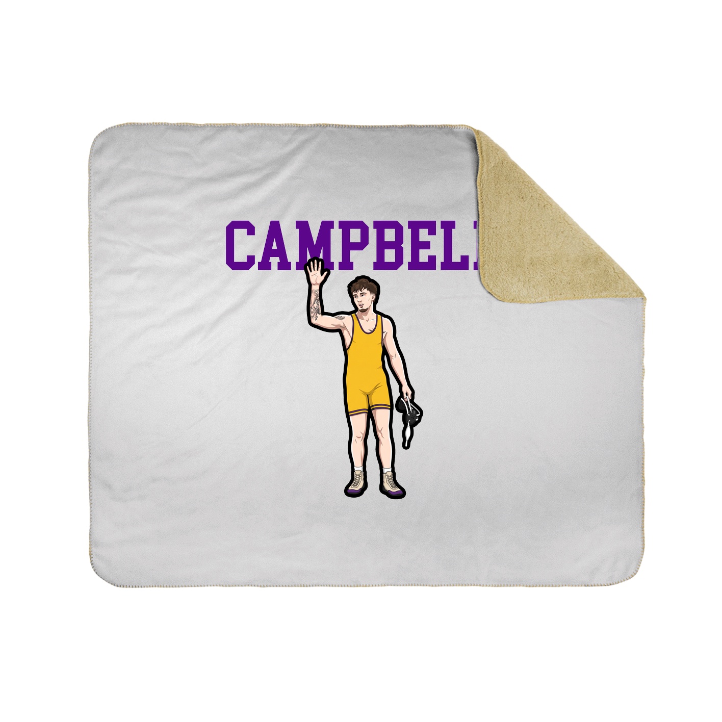 Throw Blanket — Shirsey in White