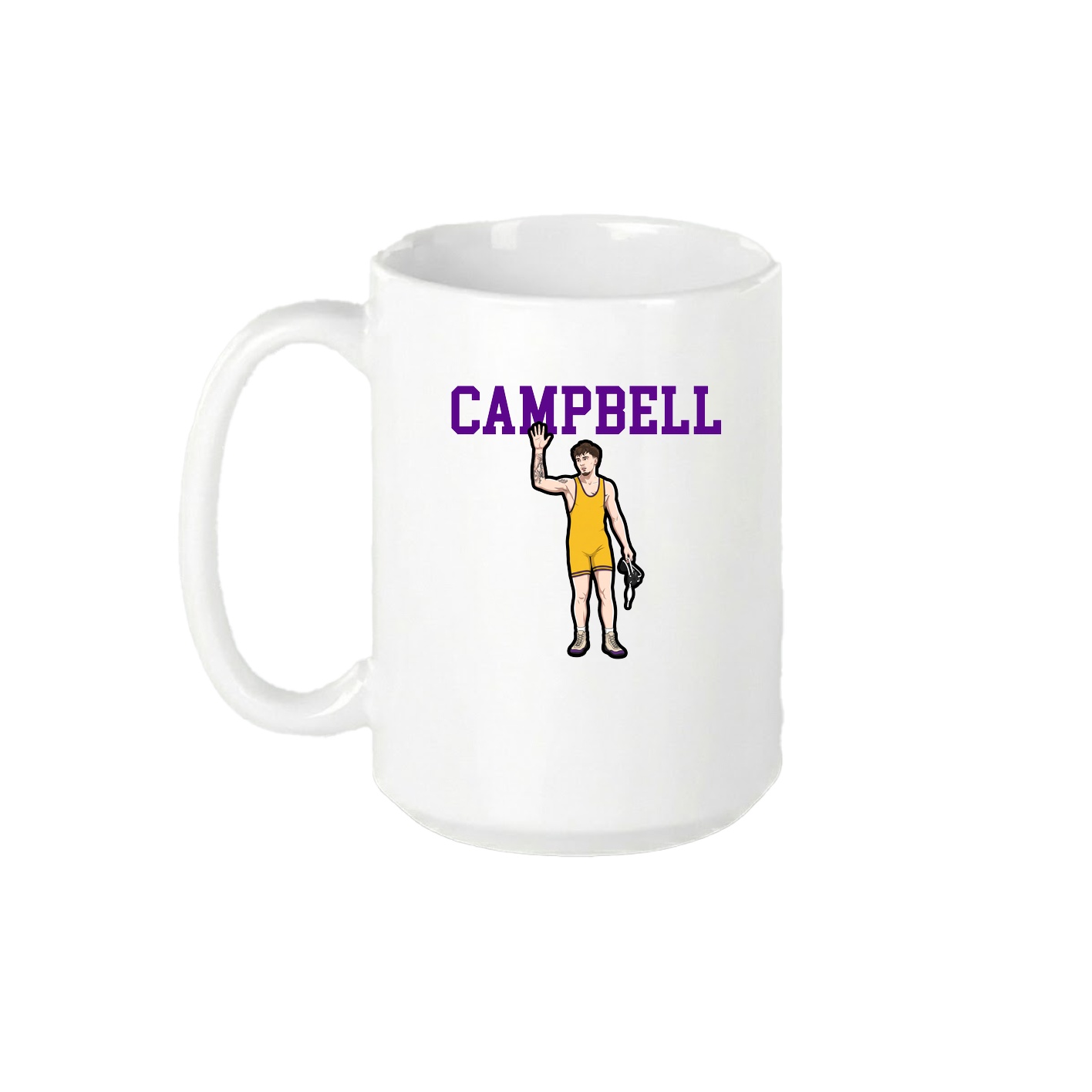 15oz Coffee Mug — Shirsey in White