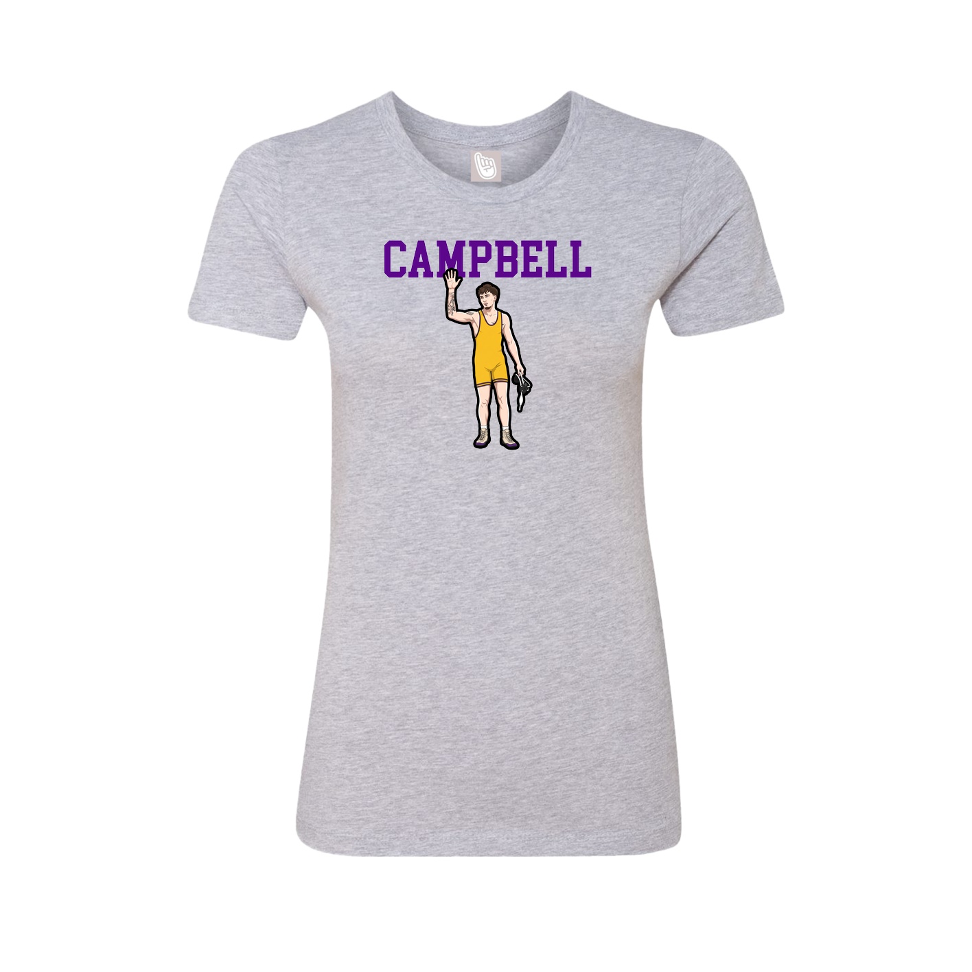 Fitted Women's Tee — Shirsey in Grey