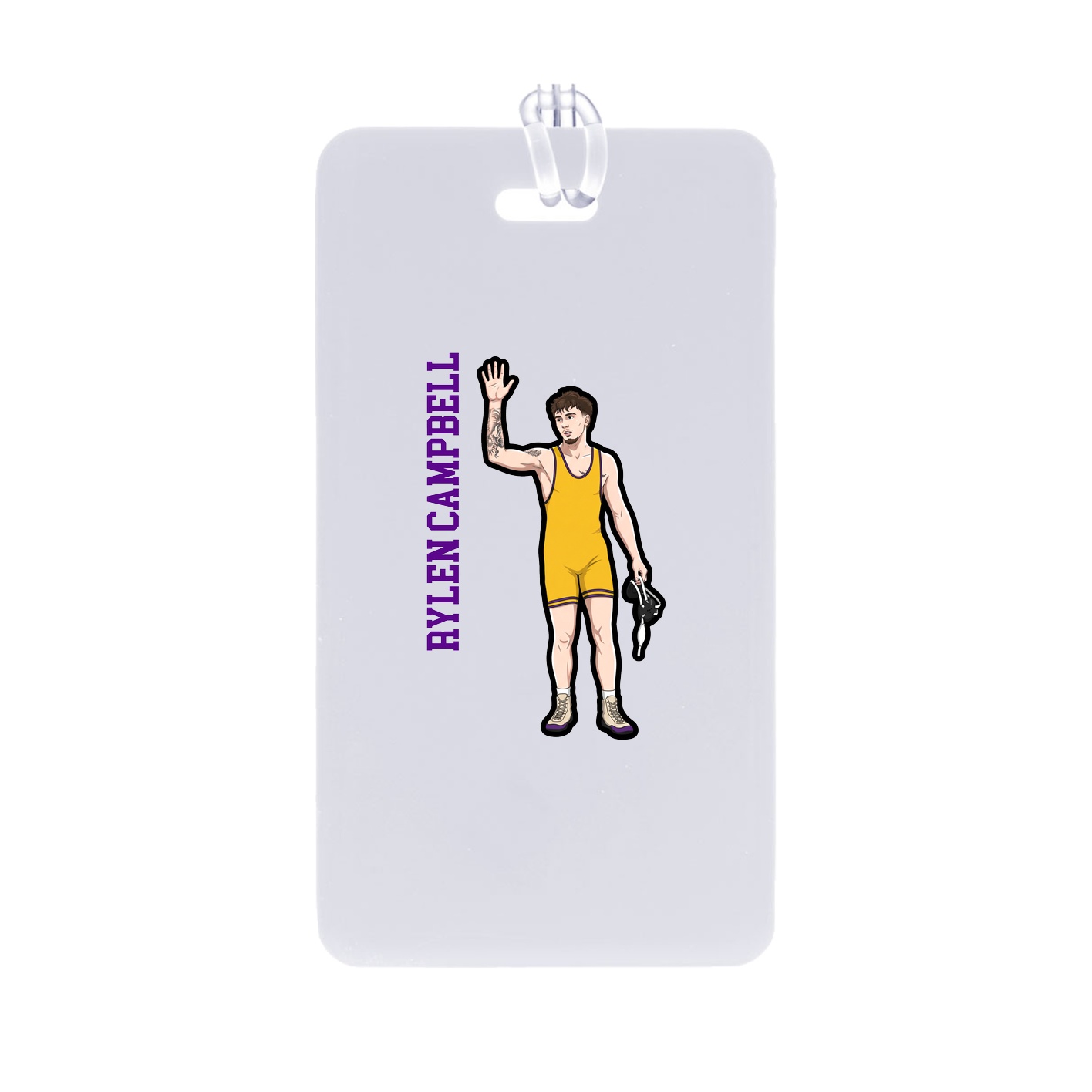 Bag Tag — Name Vertical in Classic