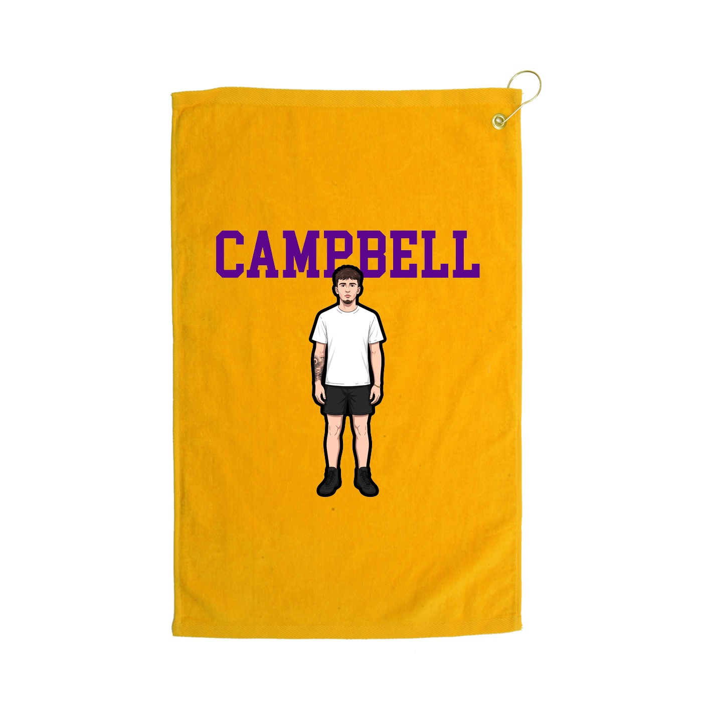 Golf Towel — Shirsey in Gold