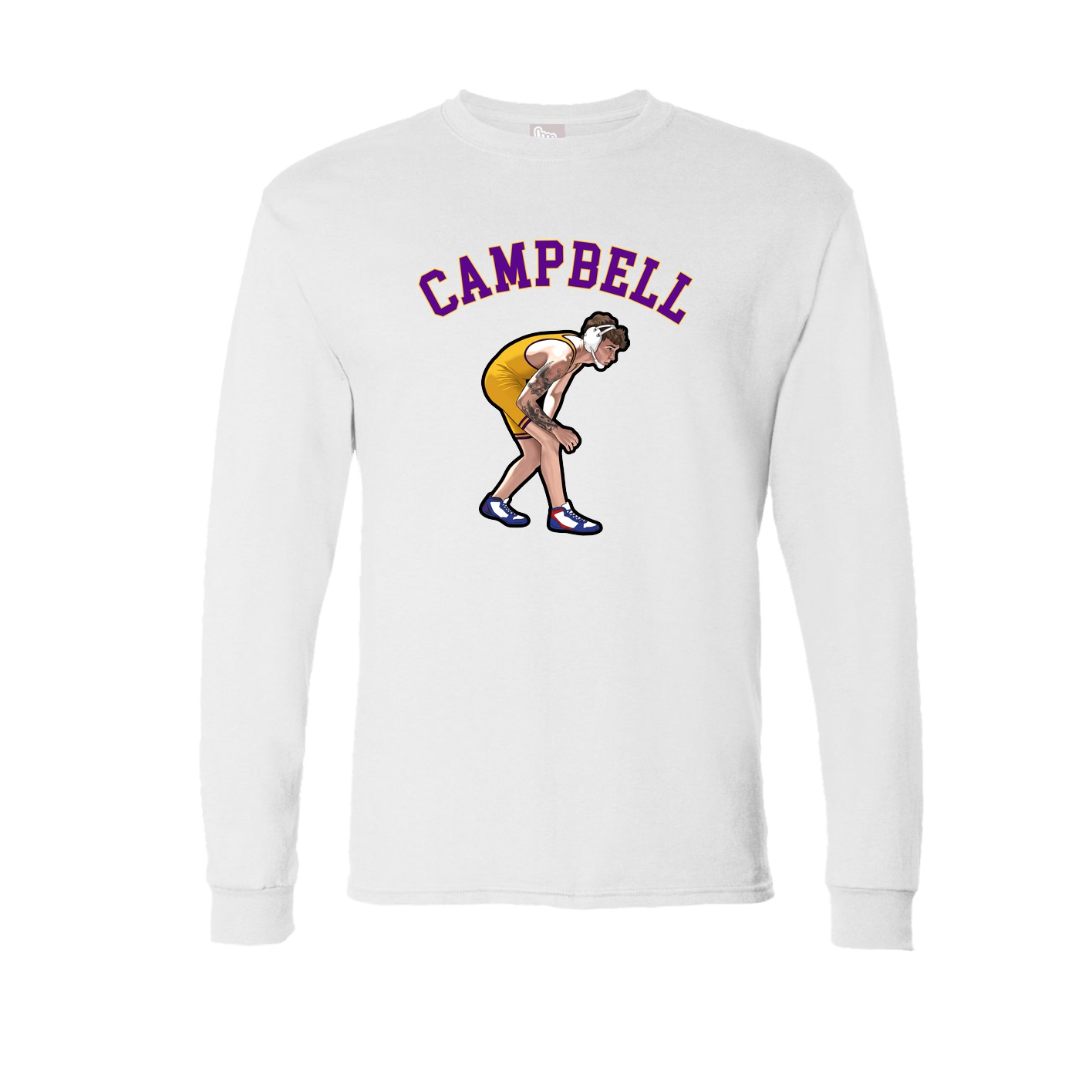 Long Sleeve Tee — Shirsey Arch in White