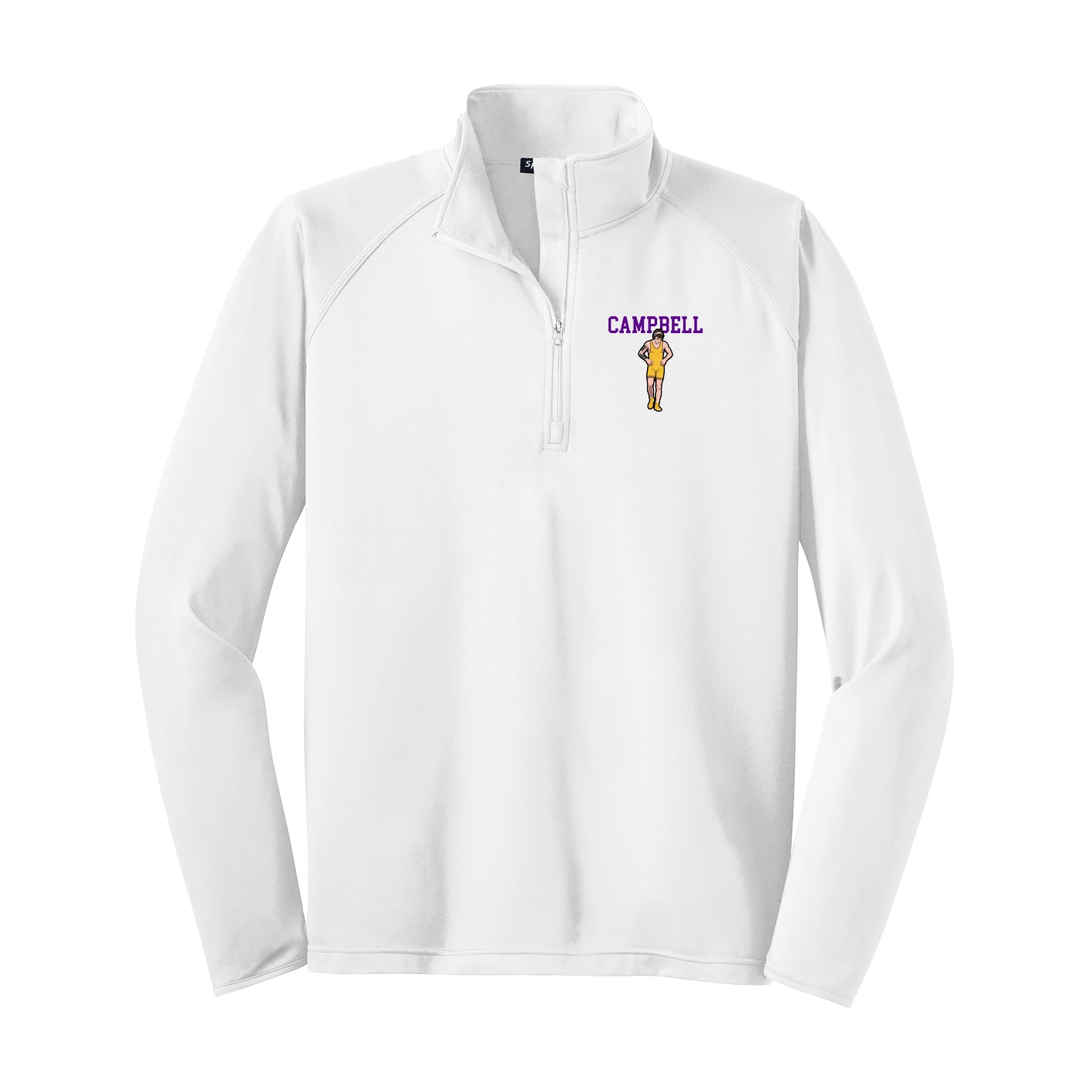 Q-Zip Pullover — Shirsey in White