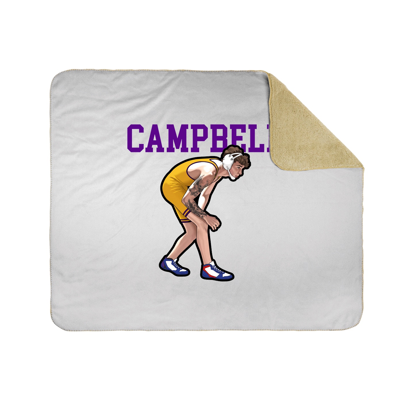 Throw Blanket — Shirsey in White