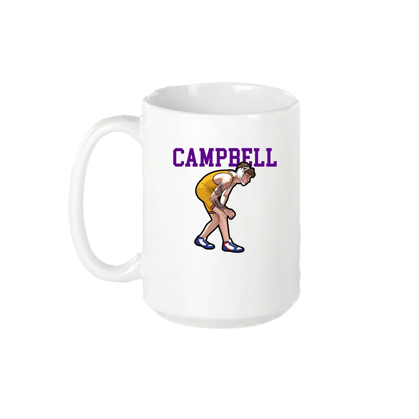 15oz Coffee Mug — Shirsey in White