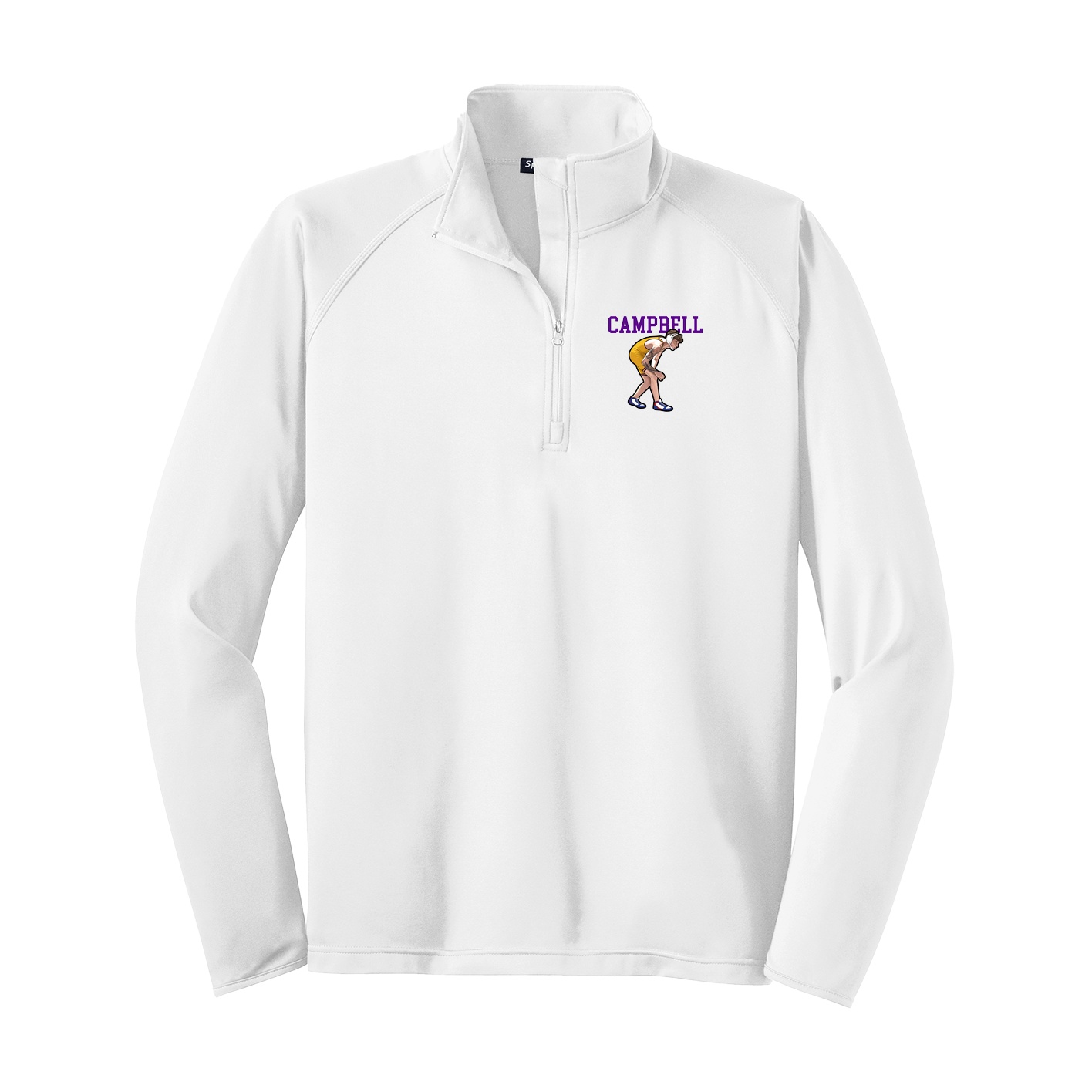 Q-Zip Pullover — Shirsey in White