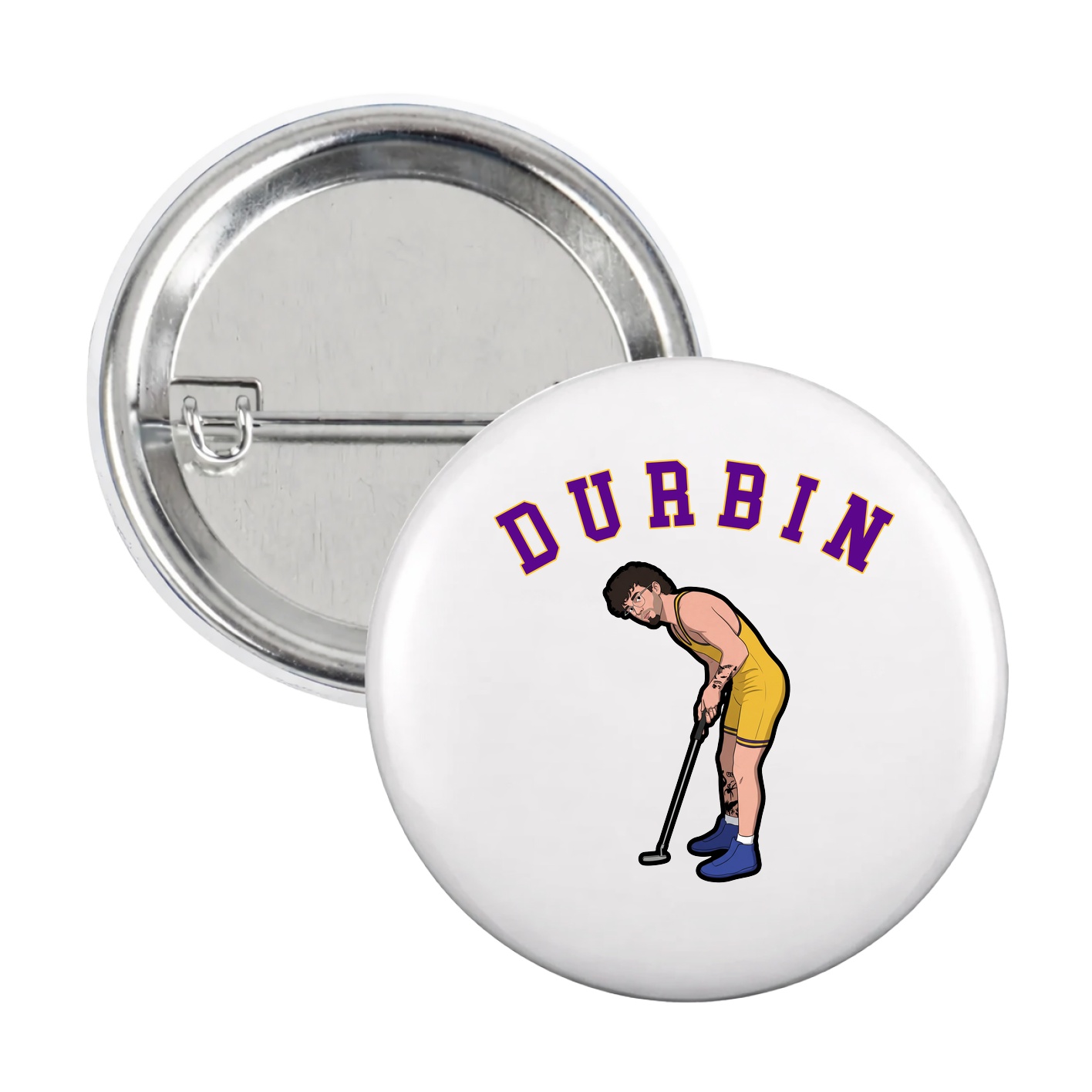 Game Day Button — Shirsey Arch in White