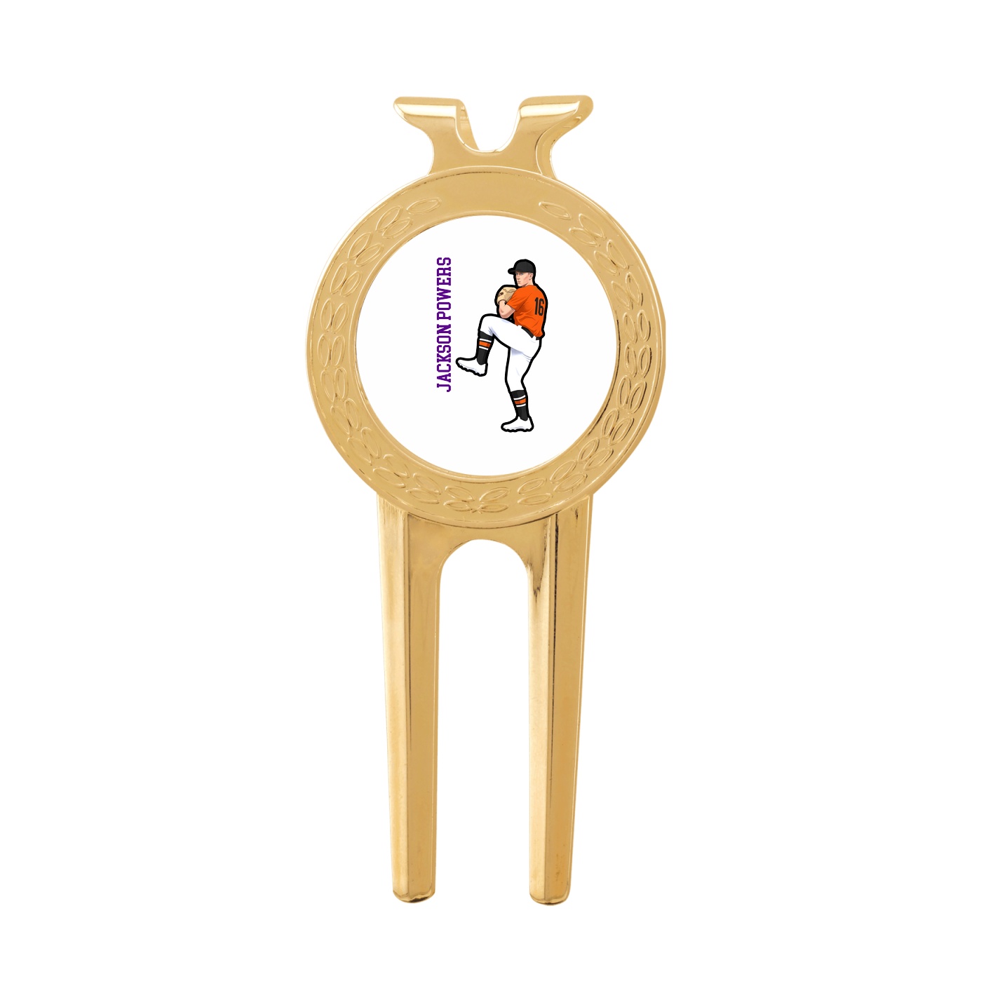 Divot Tool with Ball Marker — Name Vertical in Classic