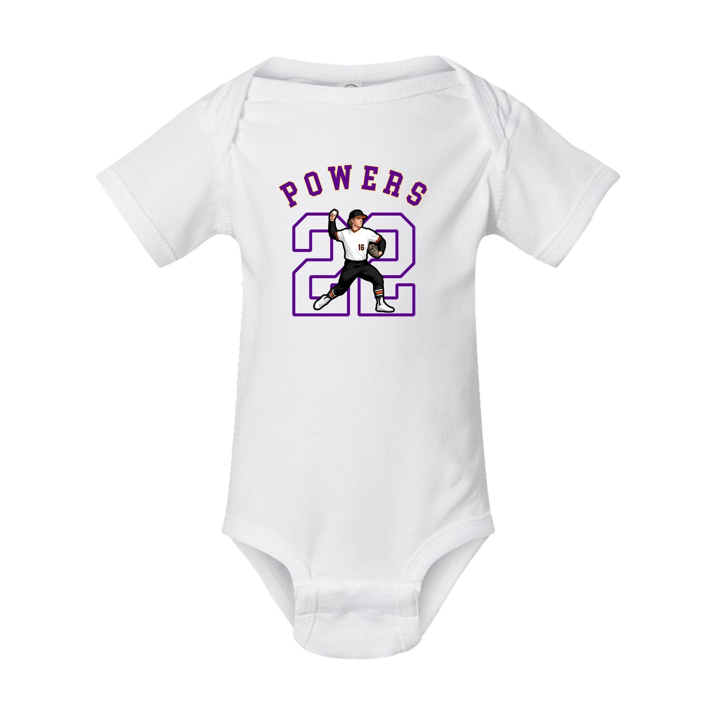 Baby Onesie — Shirsey Arch in White