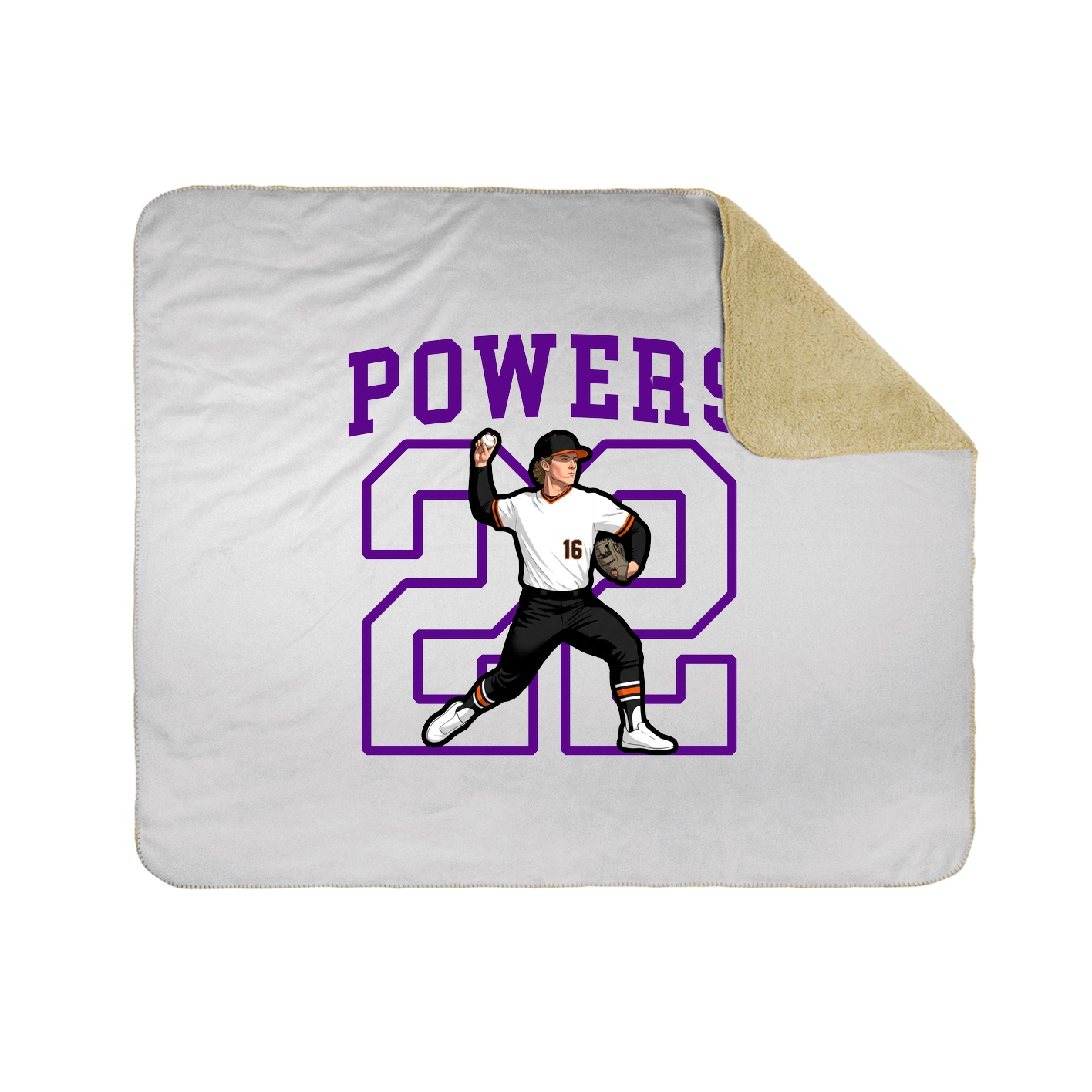 50x60 Sherpa Lined Throw Blanket