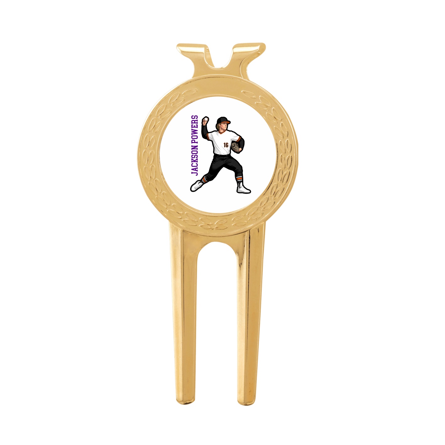 Divot Tool with Ball Marker — Name Vertical in Classic