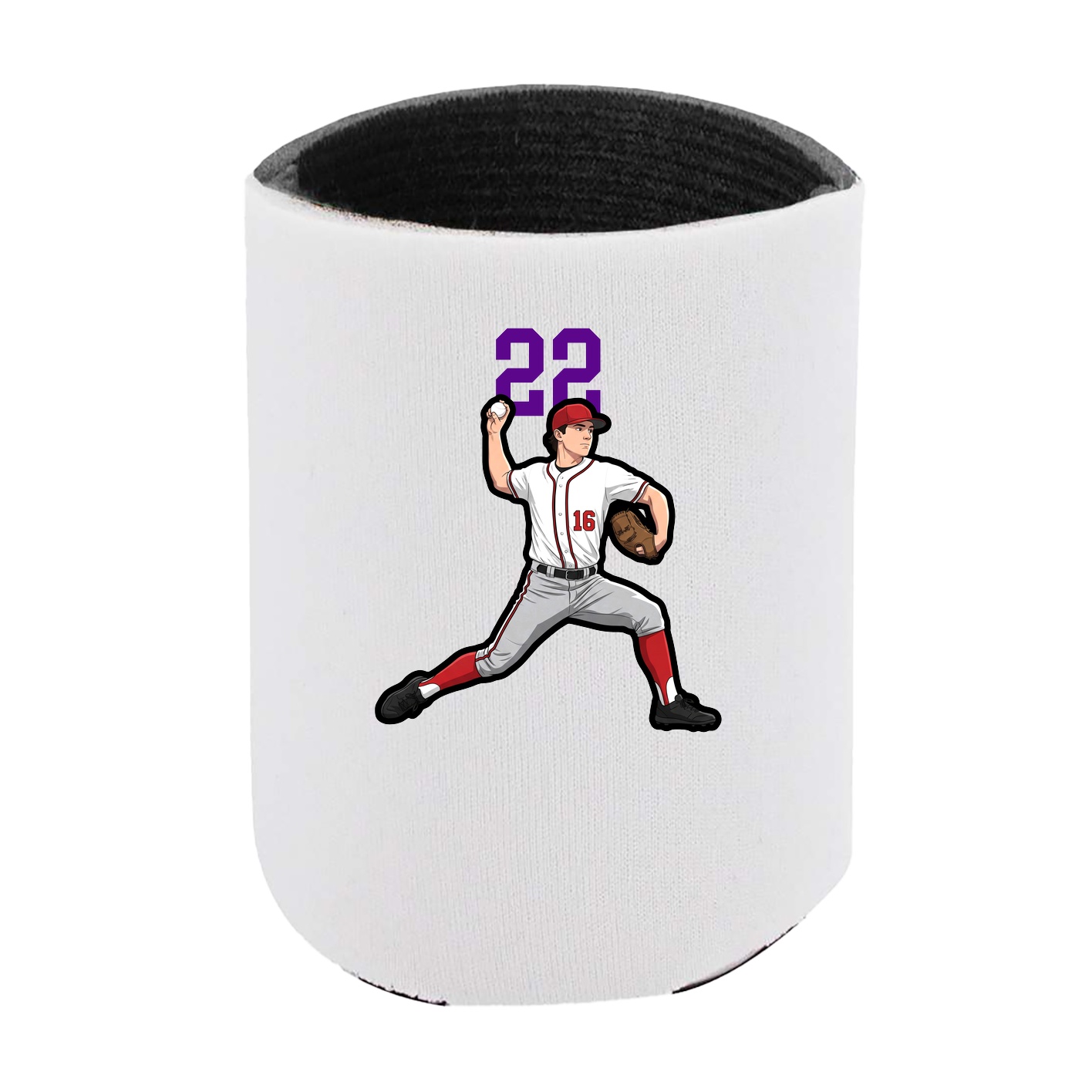 Can Holder — Number Top in White