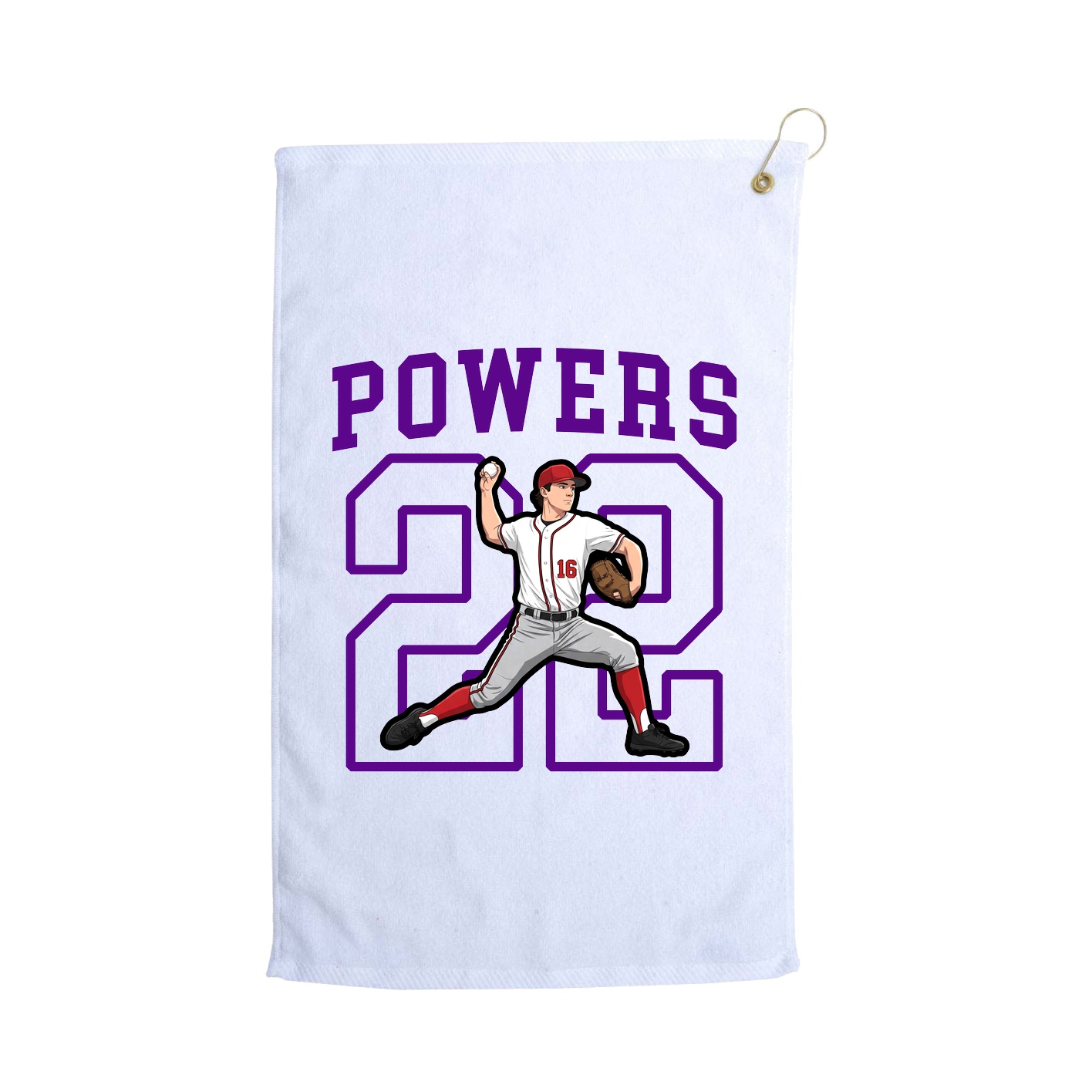 Golf Towel — Shirsey in White