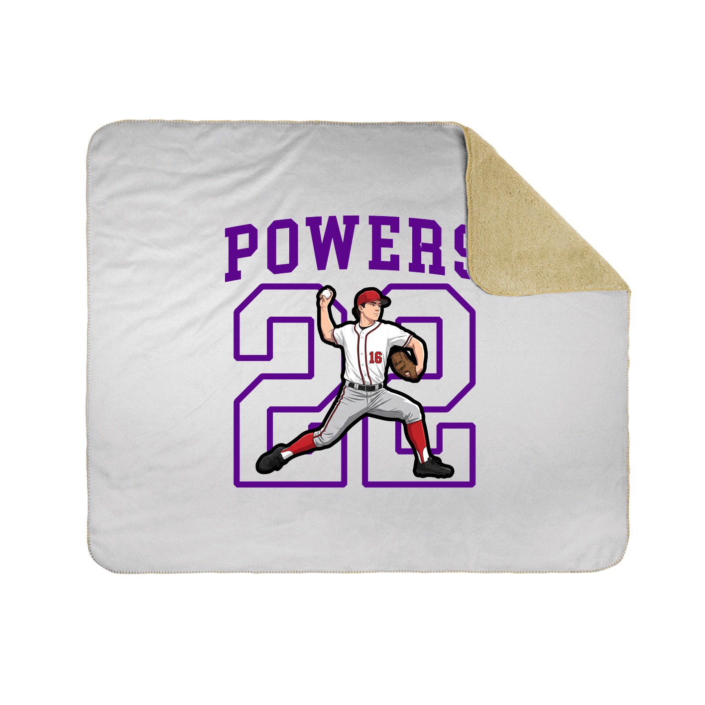 Throw Blanket — Shirsey in White