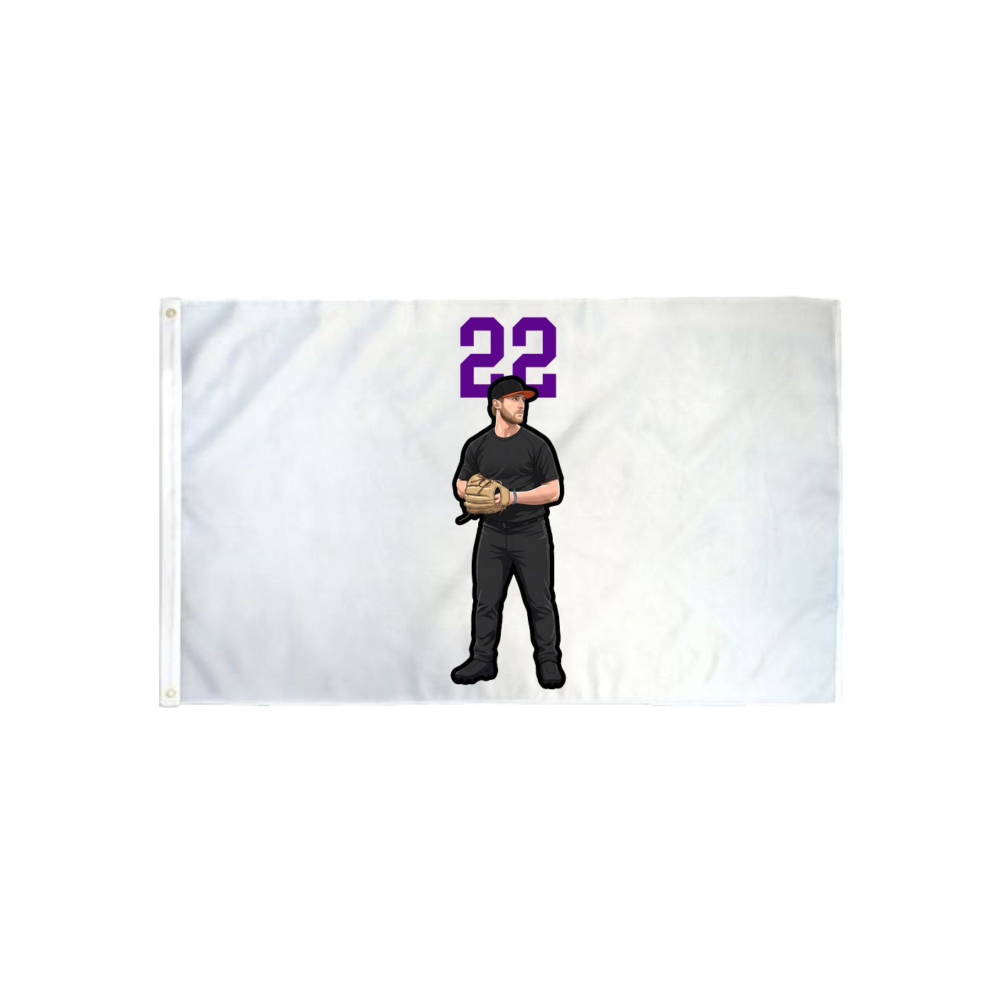 3x5 Flag — Number Top in Classic