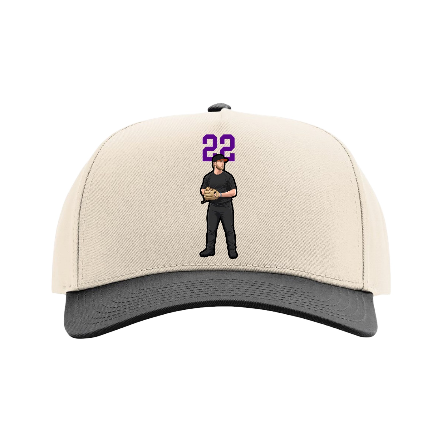 Full Fabric Five-Panel Champ Cap